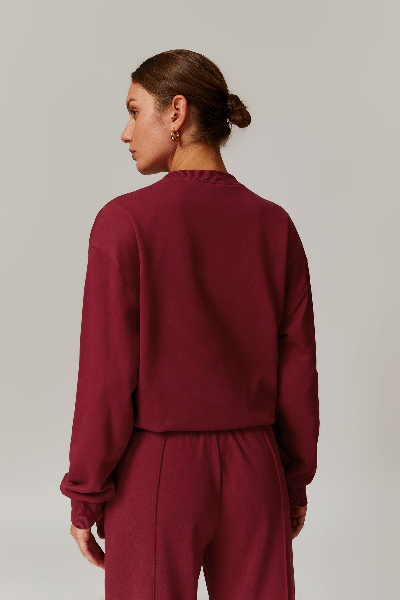 Amber Sweatshirt - Maroon - Maison and Aurora