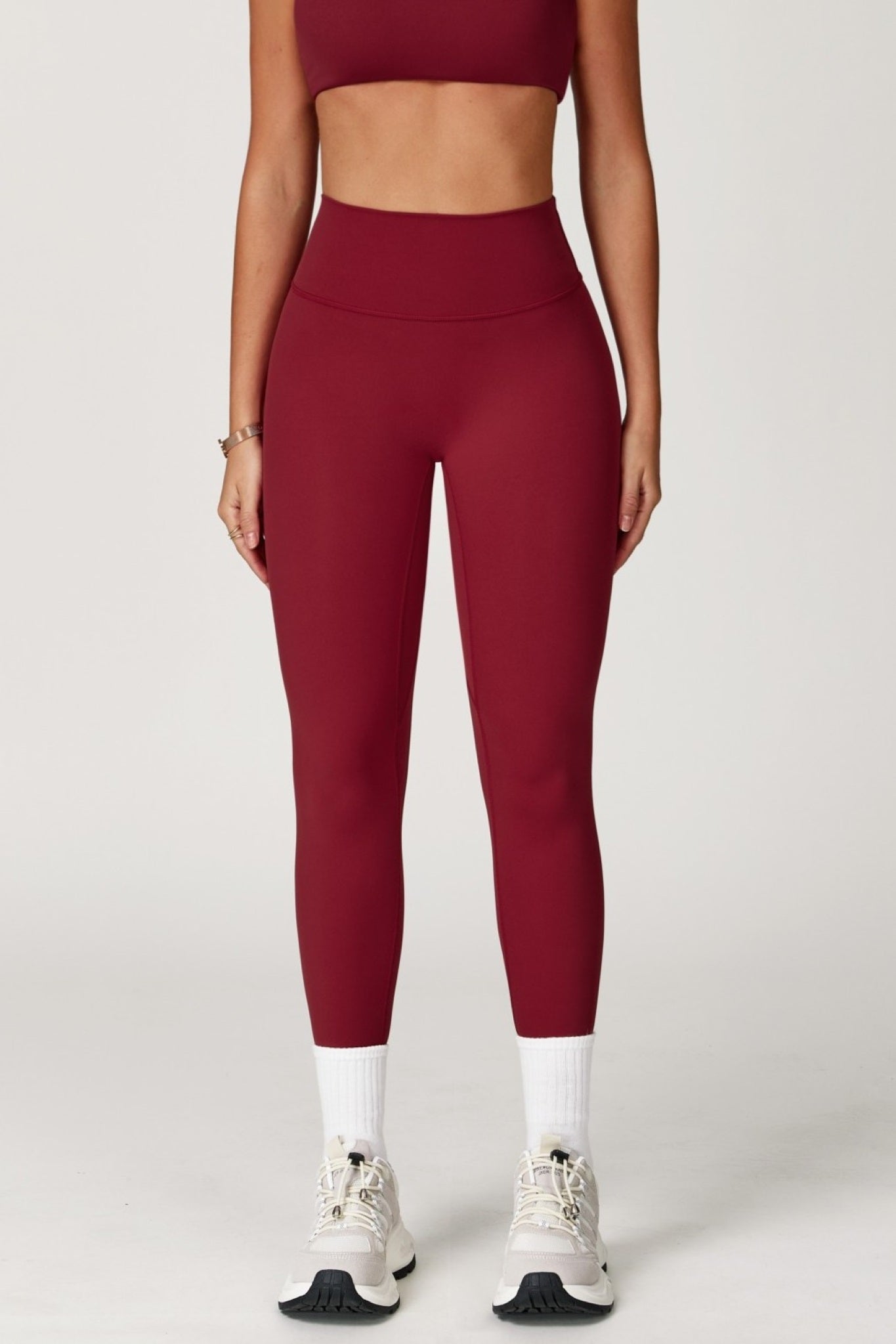 Aria Leggings - Maroon - Maison and Aurora