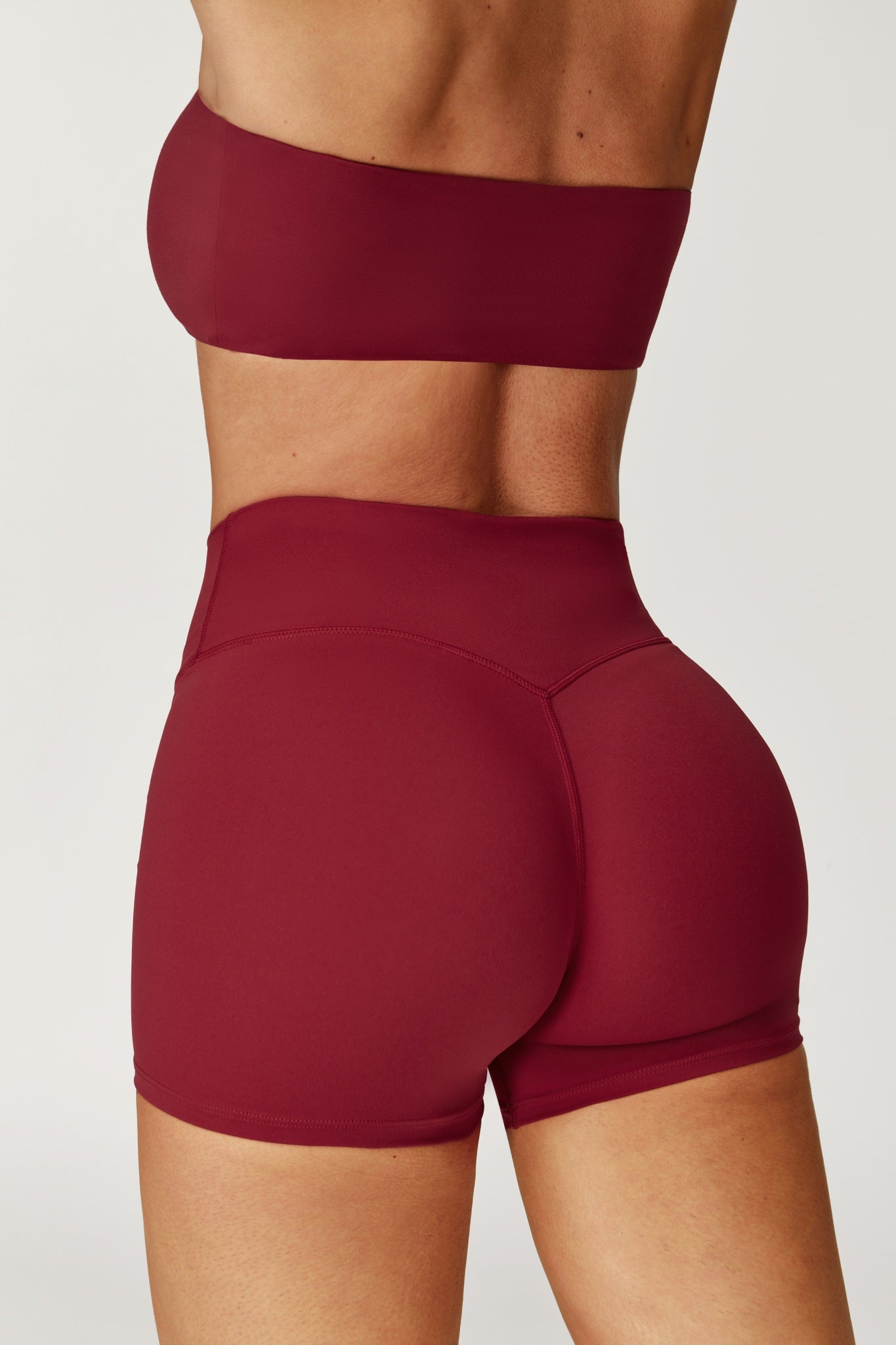 Aria Shorts - Maroon - Maison and Aurora