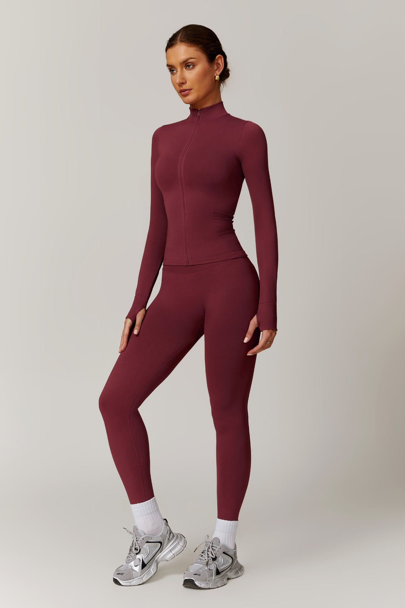 Aurora Jacket - Maroon - Maison and Aurora
