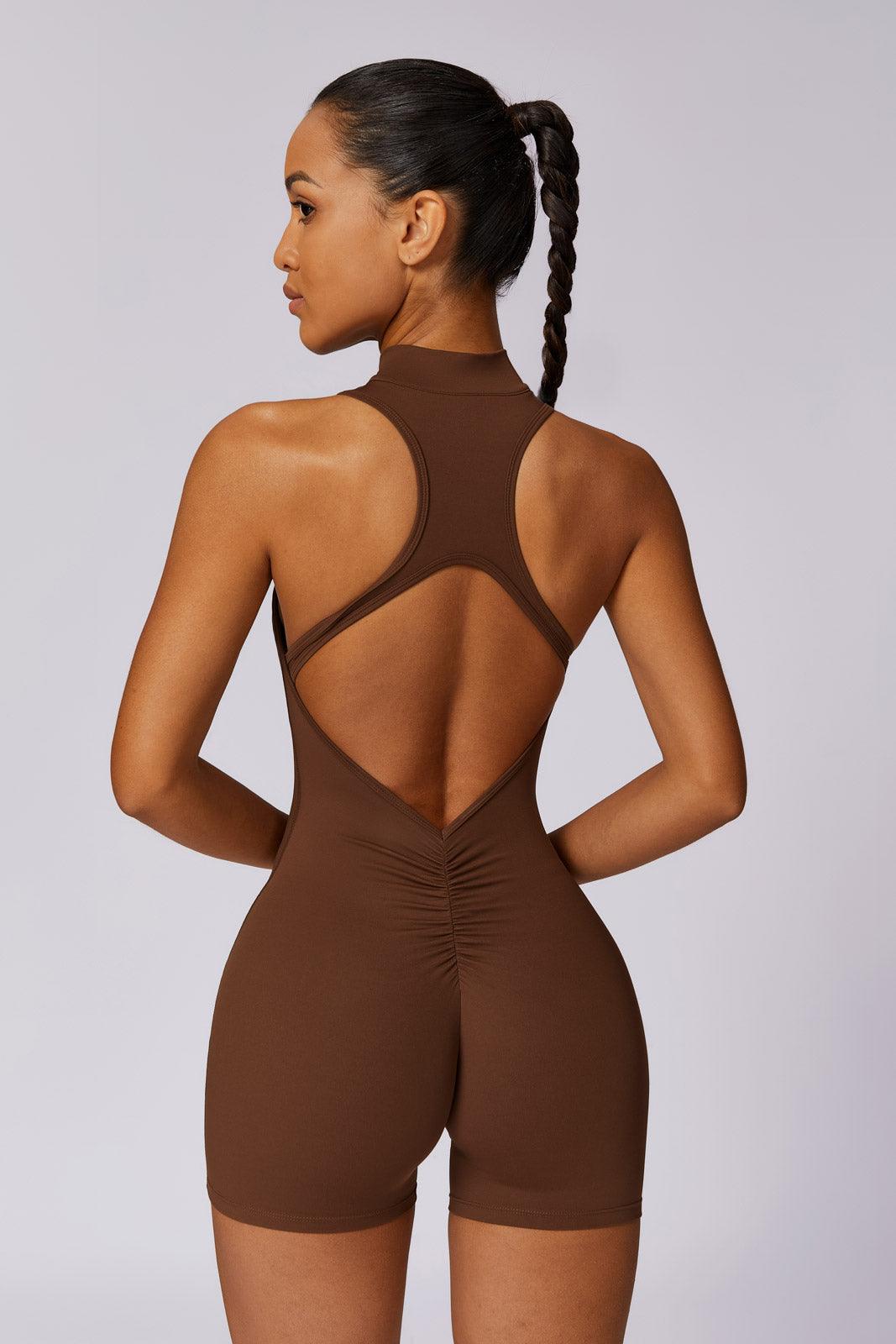 Clara Jumpsuit - Mocha - Maison and Aurora