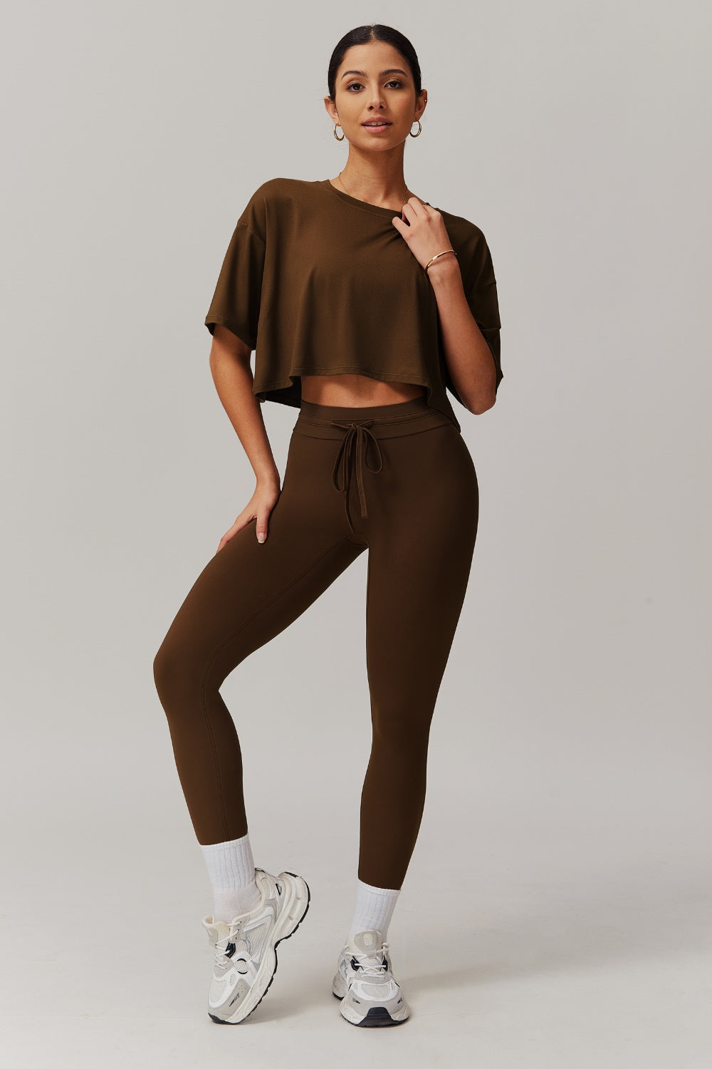 Ivy Leggings - Mocha - Maison and Aurora