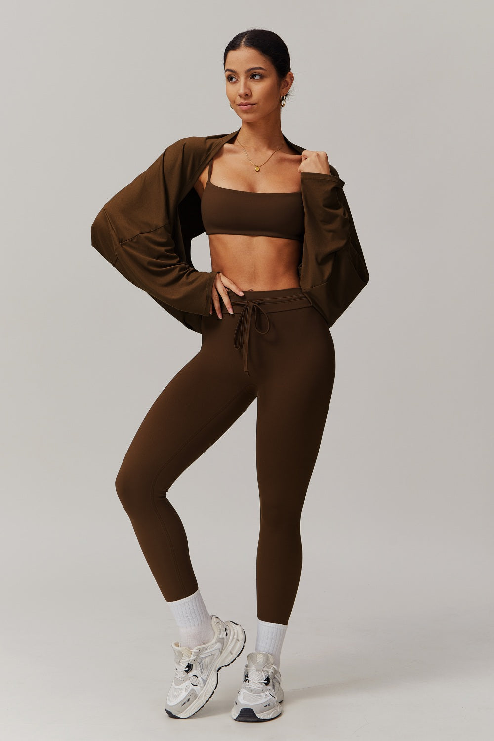 Ivy Leggings - Mocha - Maison and Aurora