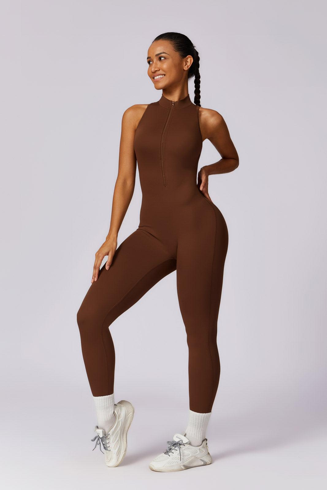 Melody Jumpsuit - Mocha - Maison and Aurora