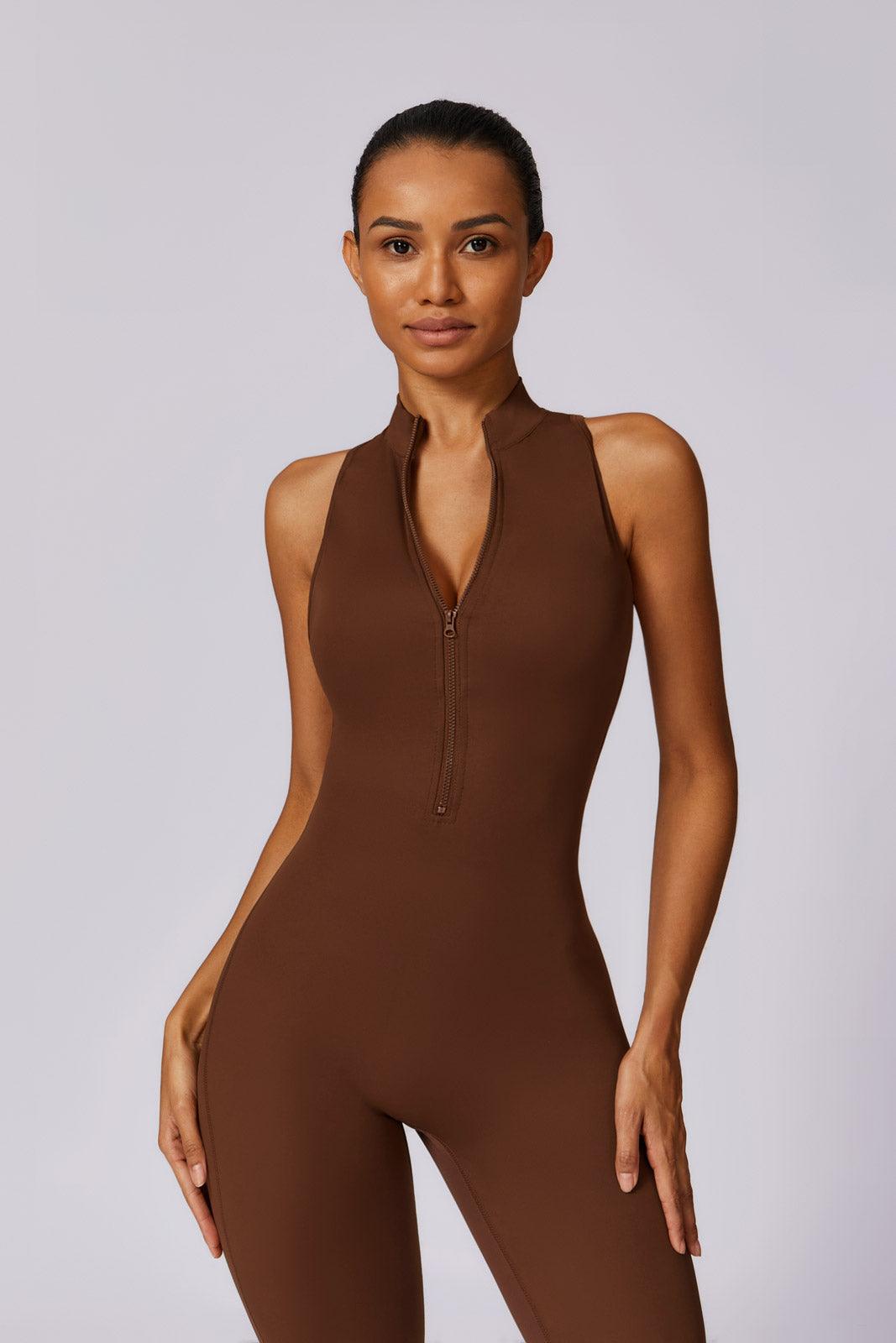 Melody Jumpsuit - Mocha - Maison and Aurora
