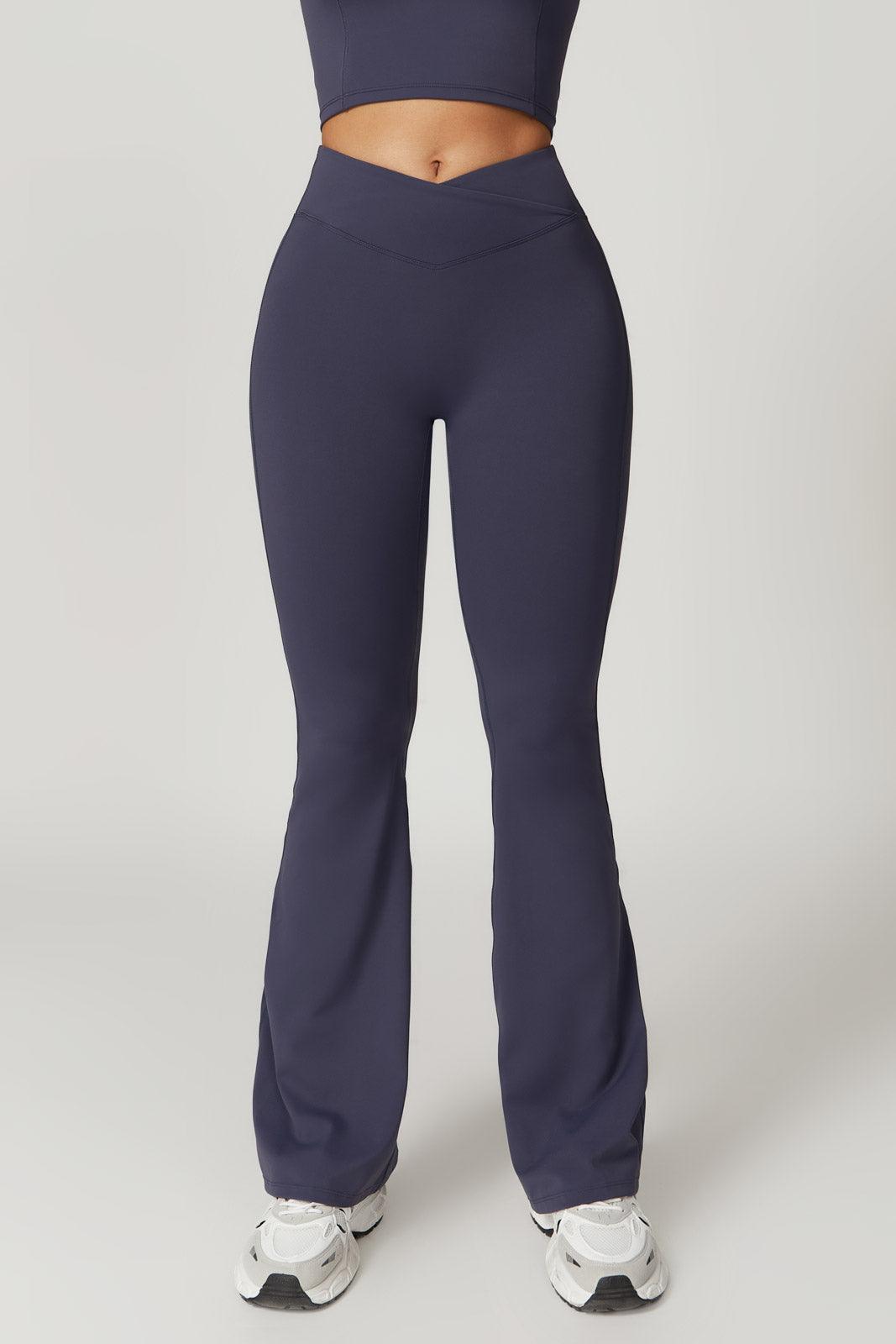 Daisy Flare Leggings - Navy - Maison and Aurora