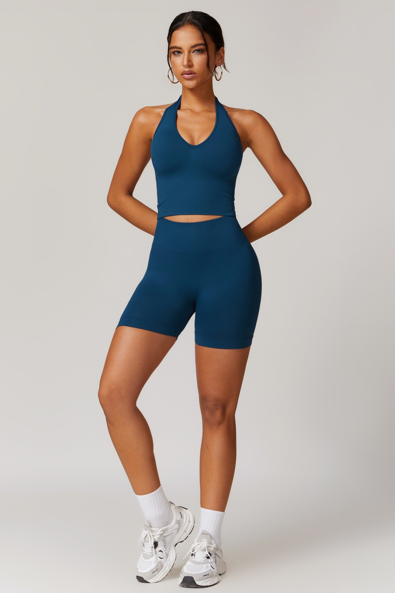 Everyday Halter Top - Navy - Maison and Aurora