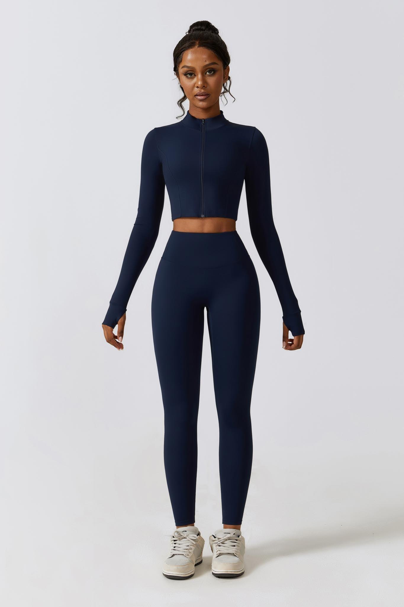 Fit Jacket - Navy - Maison and Aurora