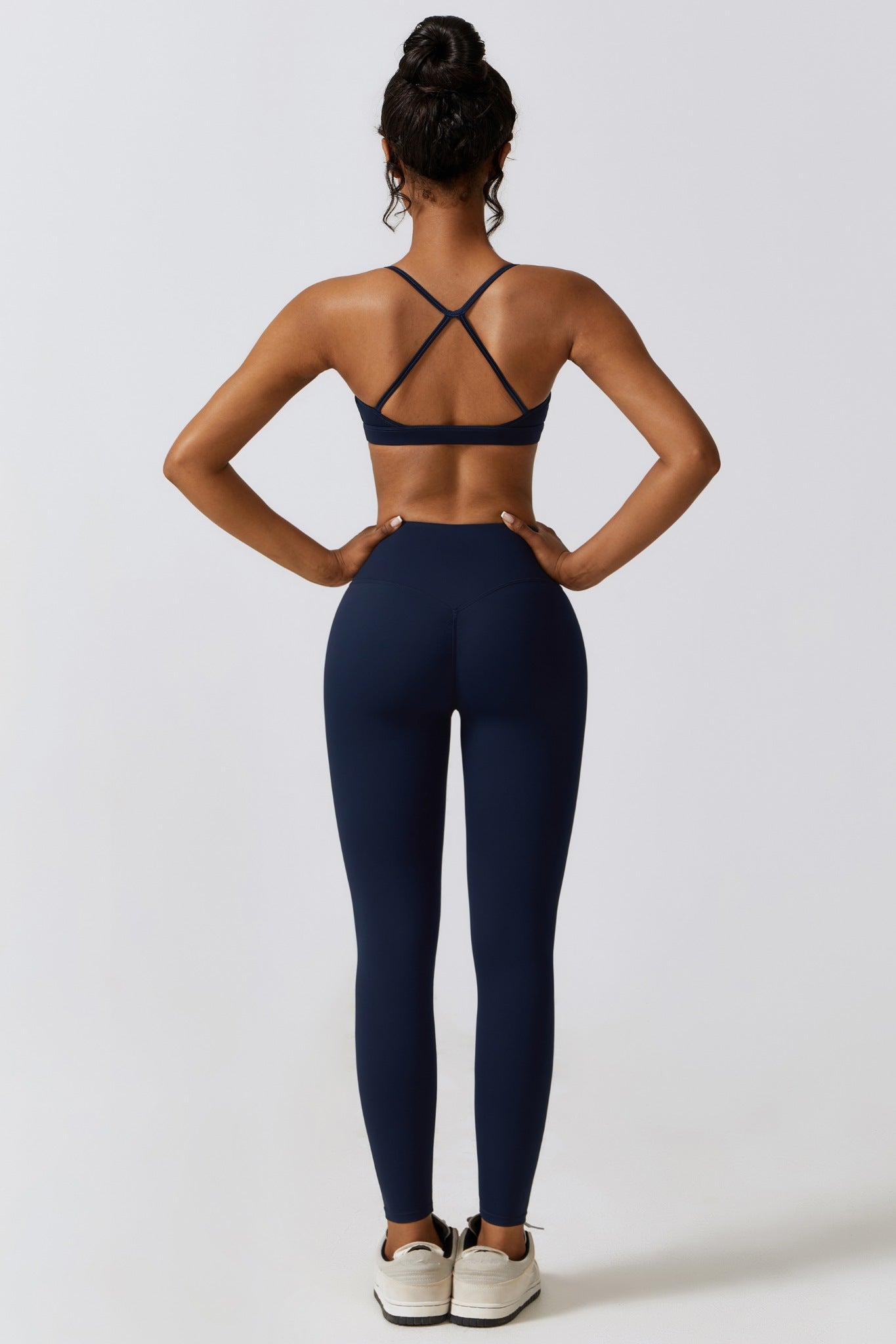 Fit Lite Sports Bra - Navy - Maison and Aurora