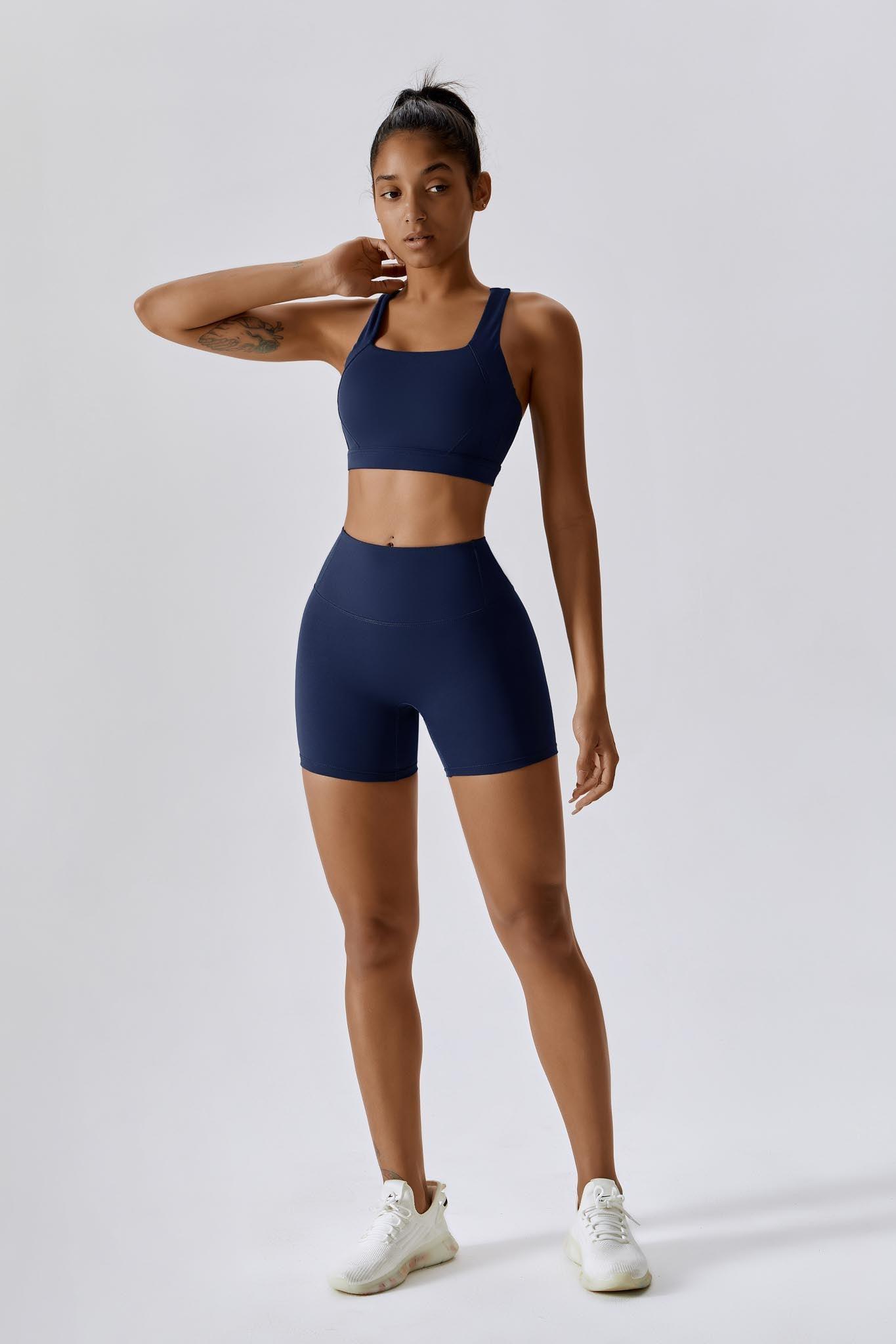 Fit Shorts - Navy - Maison and Aurora