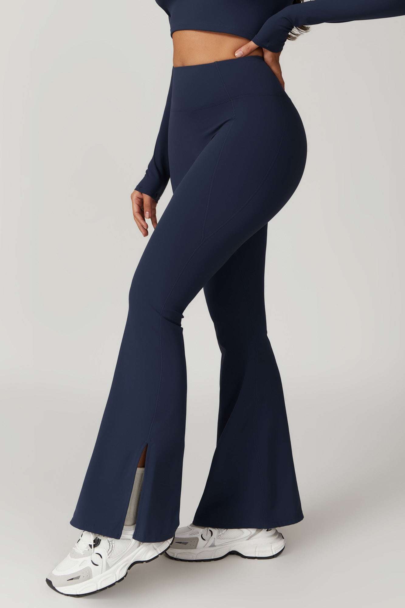 Isla Flare Leggings - Navy - Maison and Aurora