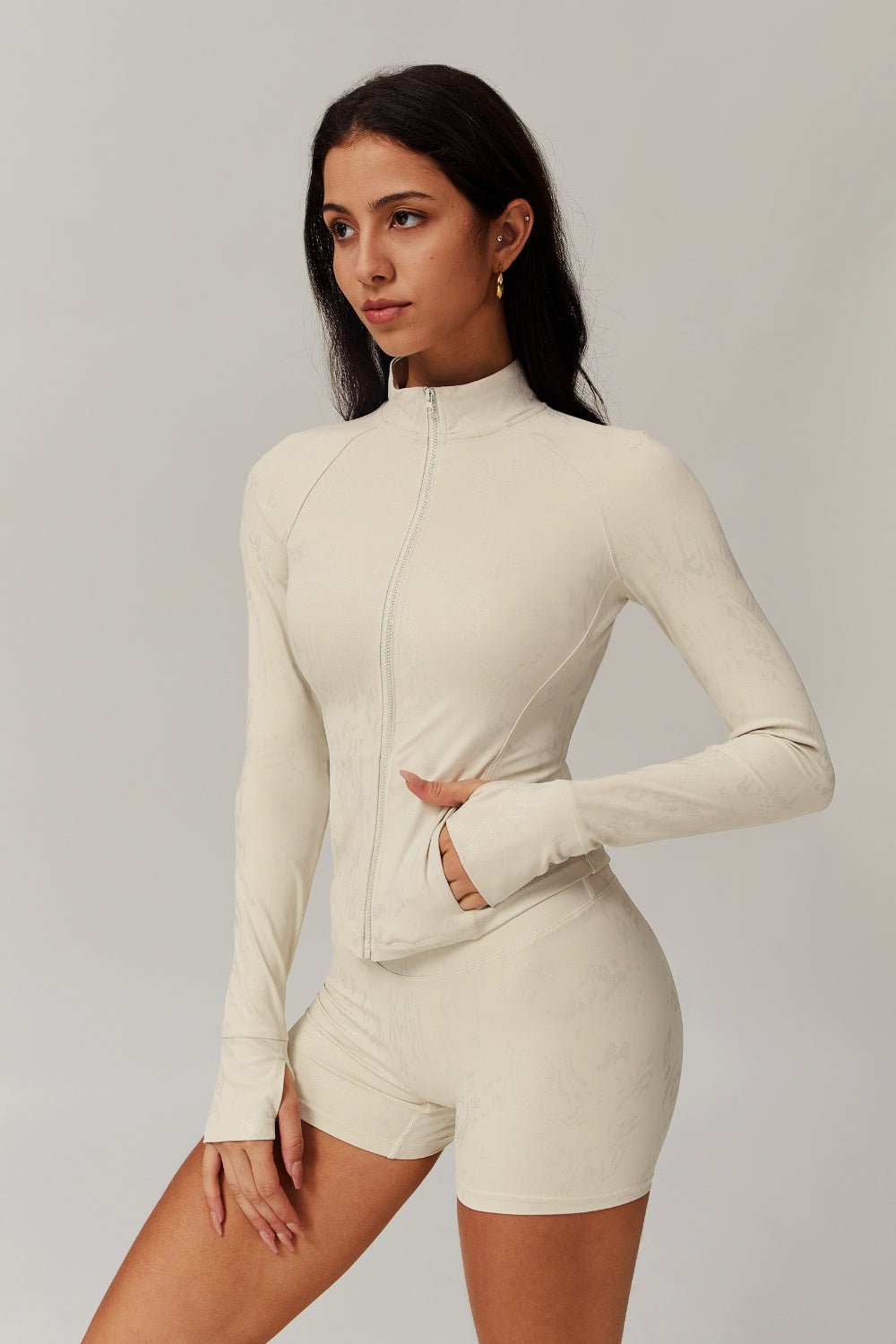 Demi Jacket - Oatmilk - Maison and Aurora