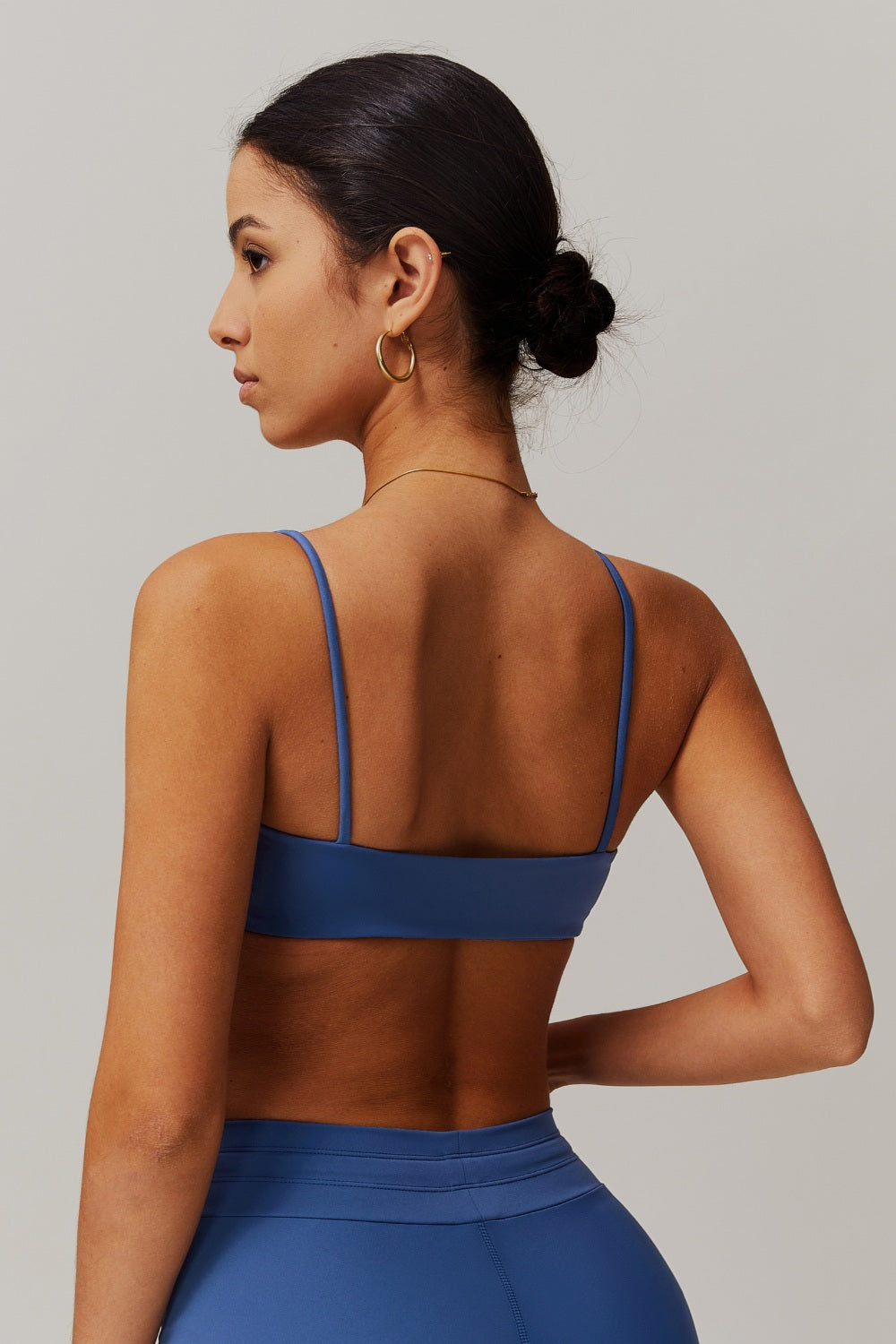 Ivy Sports Bra - Peacock Blue - Maison and Aurora