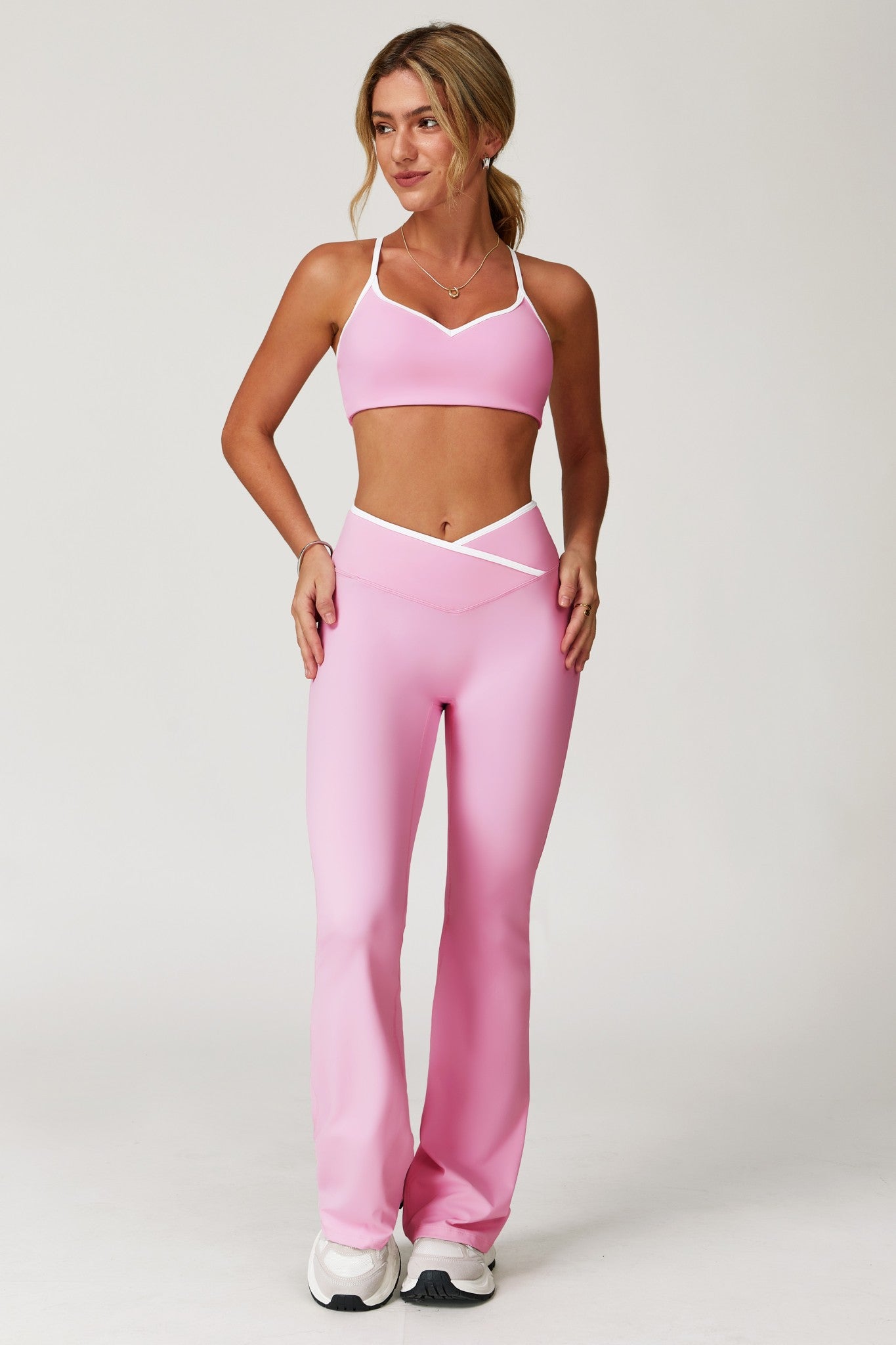 Angel Flare Leggings - Pink - Maison and Aurora