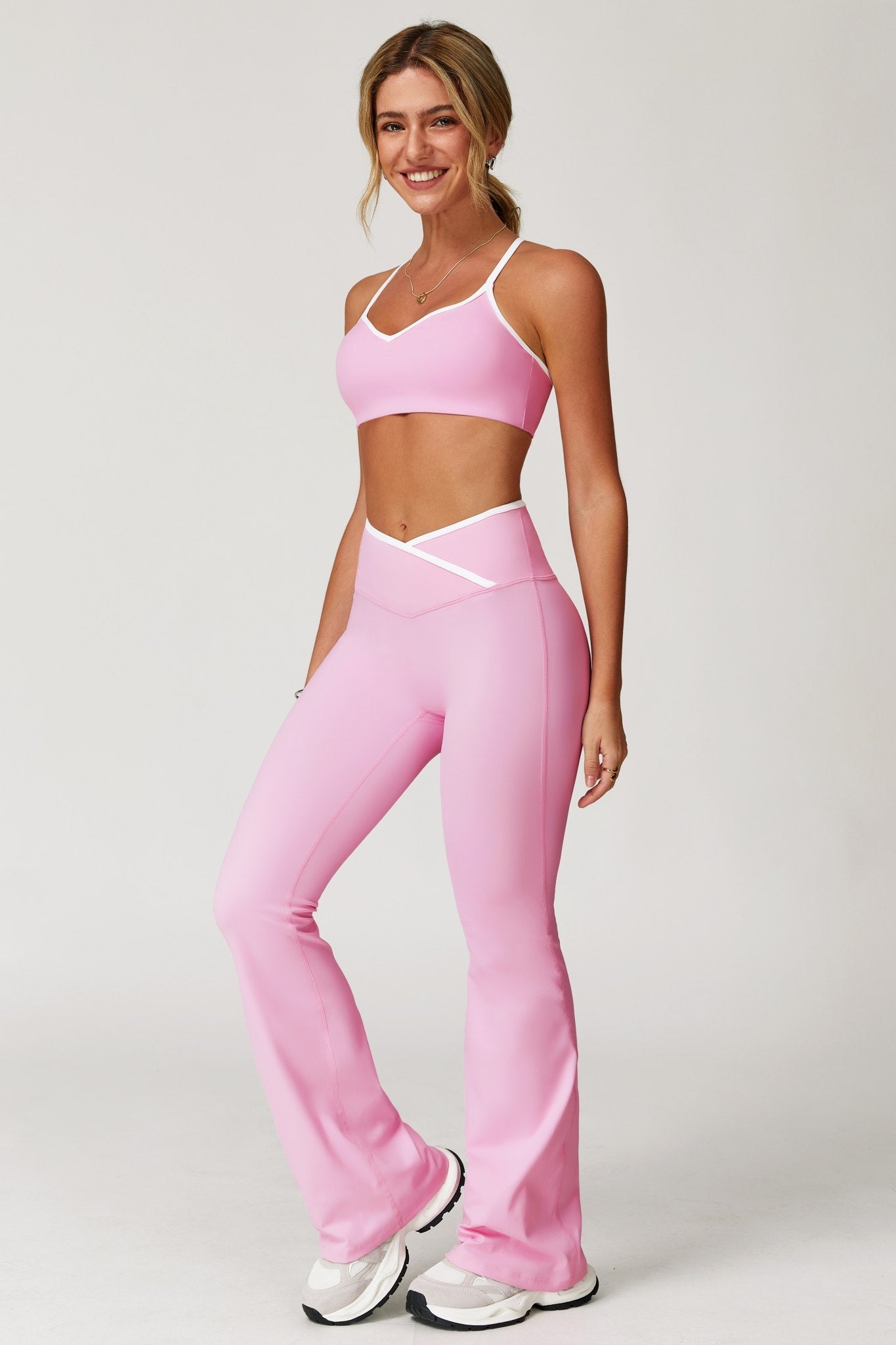 Angel Flare Leggings - Pink - Maison and Aurora