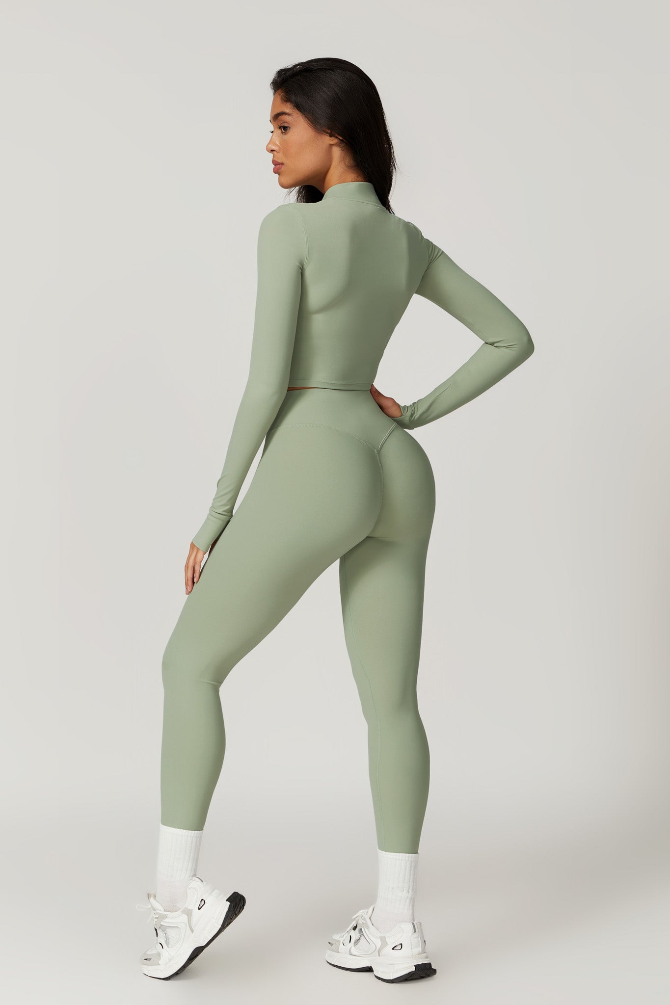 Fit Leggings - Pistachio - Maison and Aurora