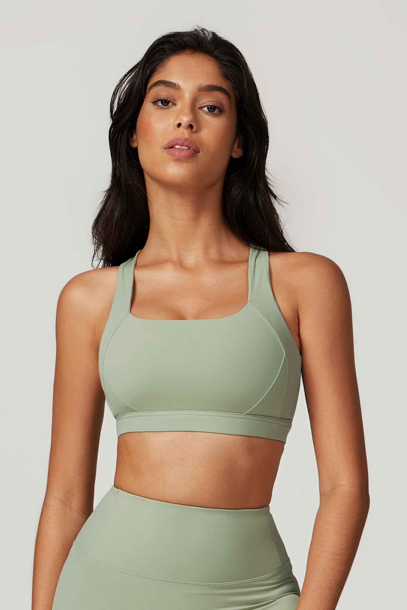 Fit Sports Bra - Pistachio - Maison and Aurora
