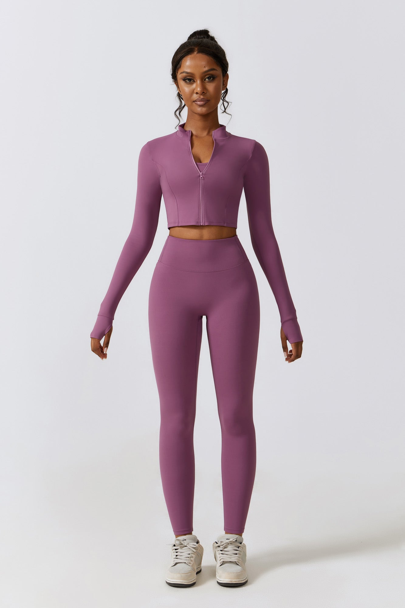 Fit Jacket - Plum - Maison and Aurora