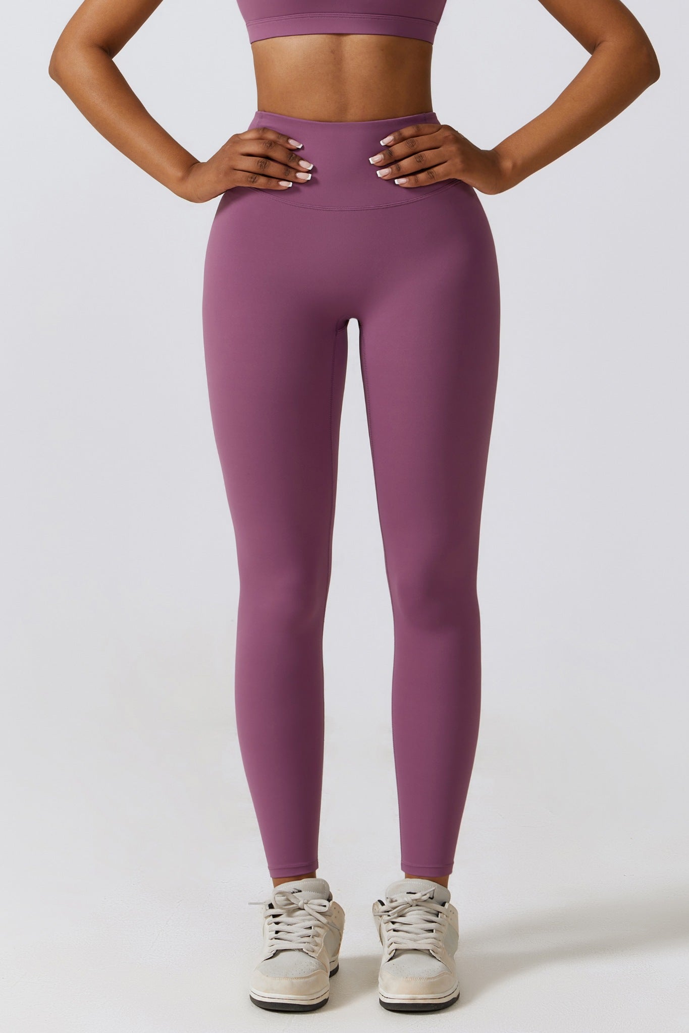 Fit Leggings - Plum - Maison and Aurora