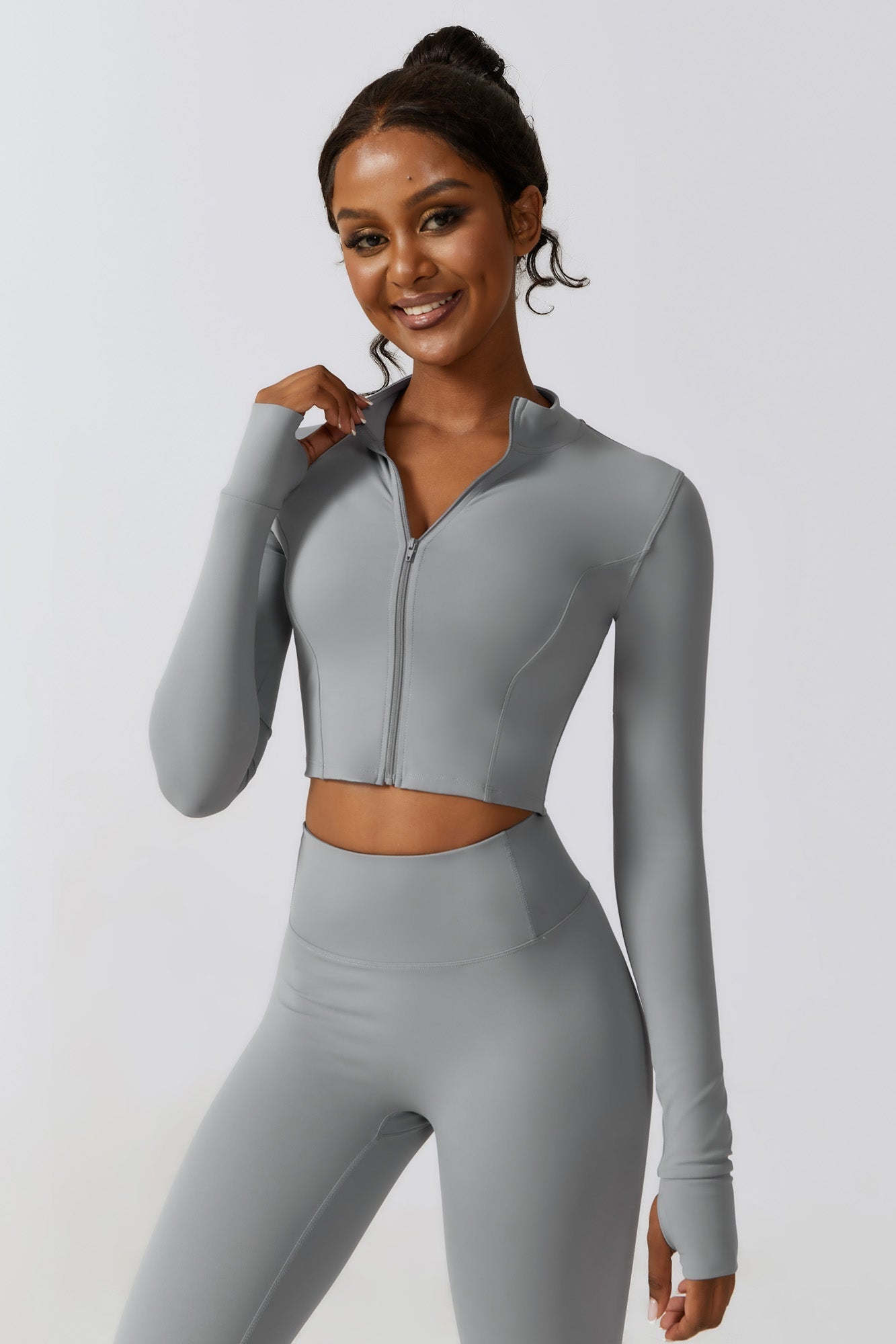 Fit Jacket - Rhino Gray - Maison and Aurora