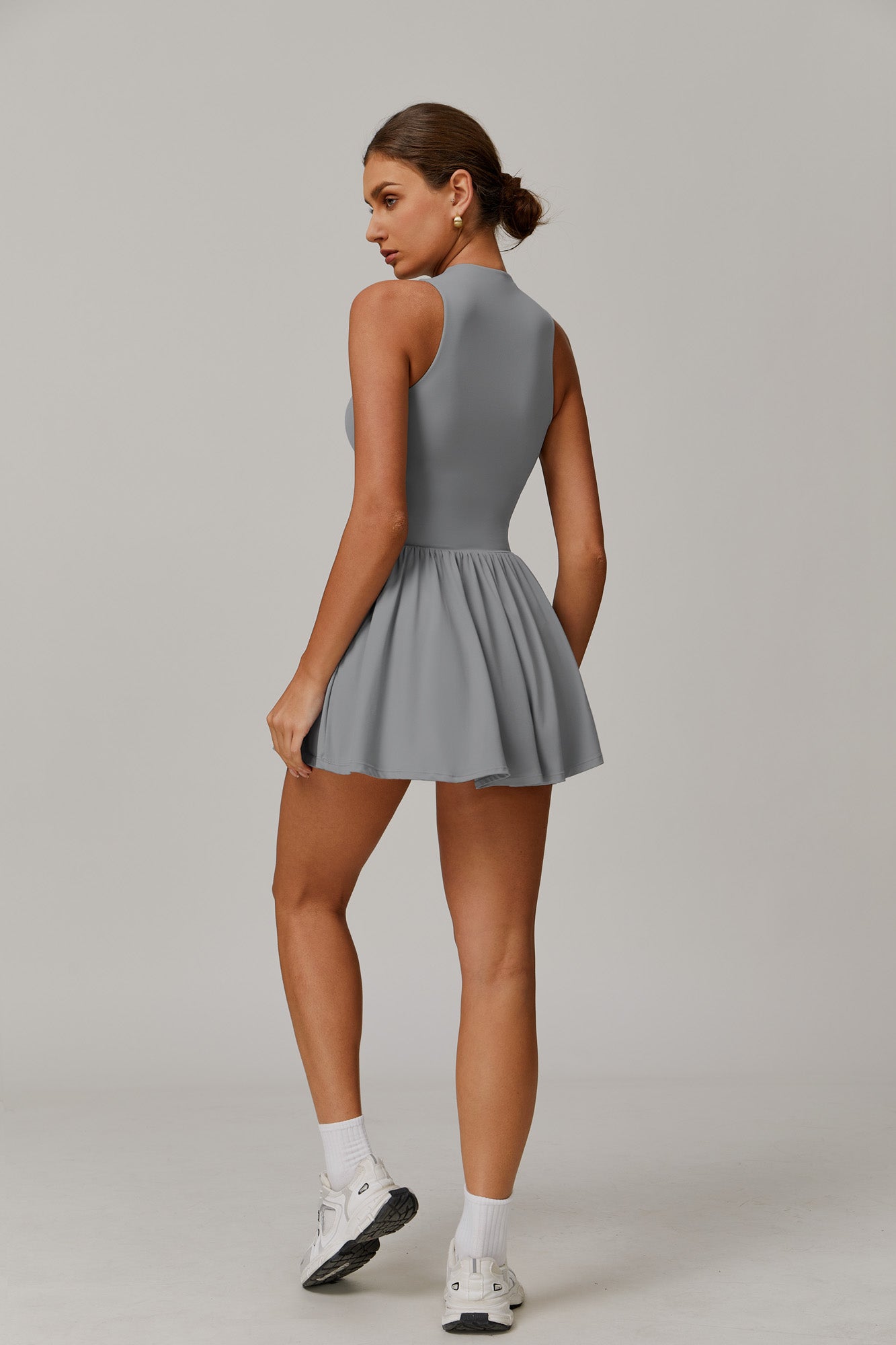 Kylie Mini Dress - Rhino Gray - Maison and Aurora
