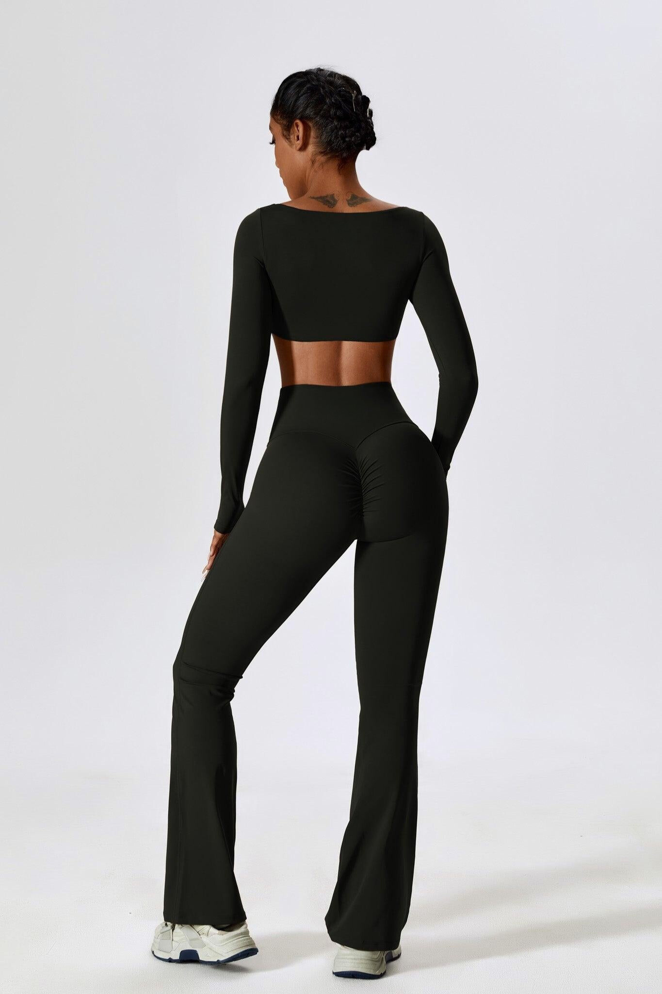 Heaven Flare Leggings - Black - Maison and Aurora
