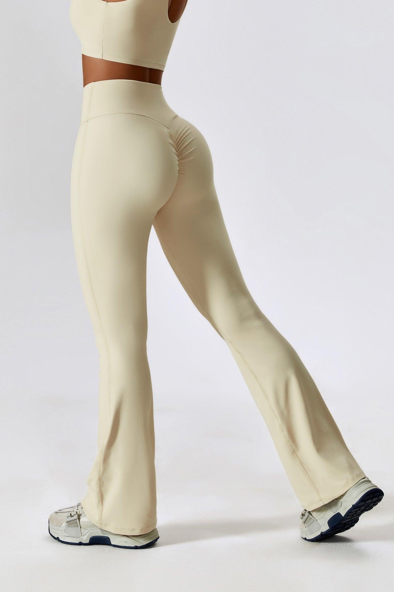 Heaven Flare Leggings - Cream - Maison and Aurora