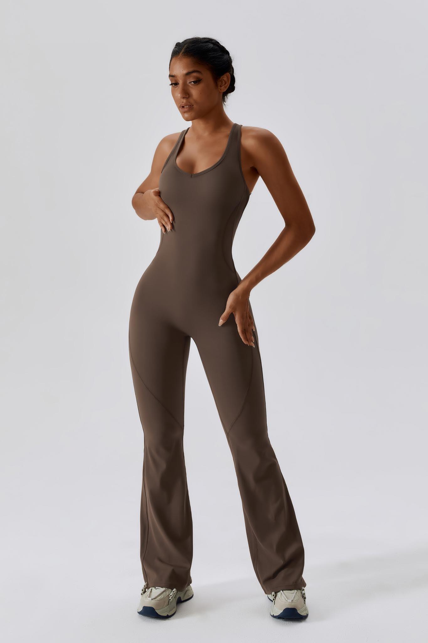 Grace Jumpsuit - Ash Brown - Maison and Aurora