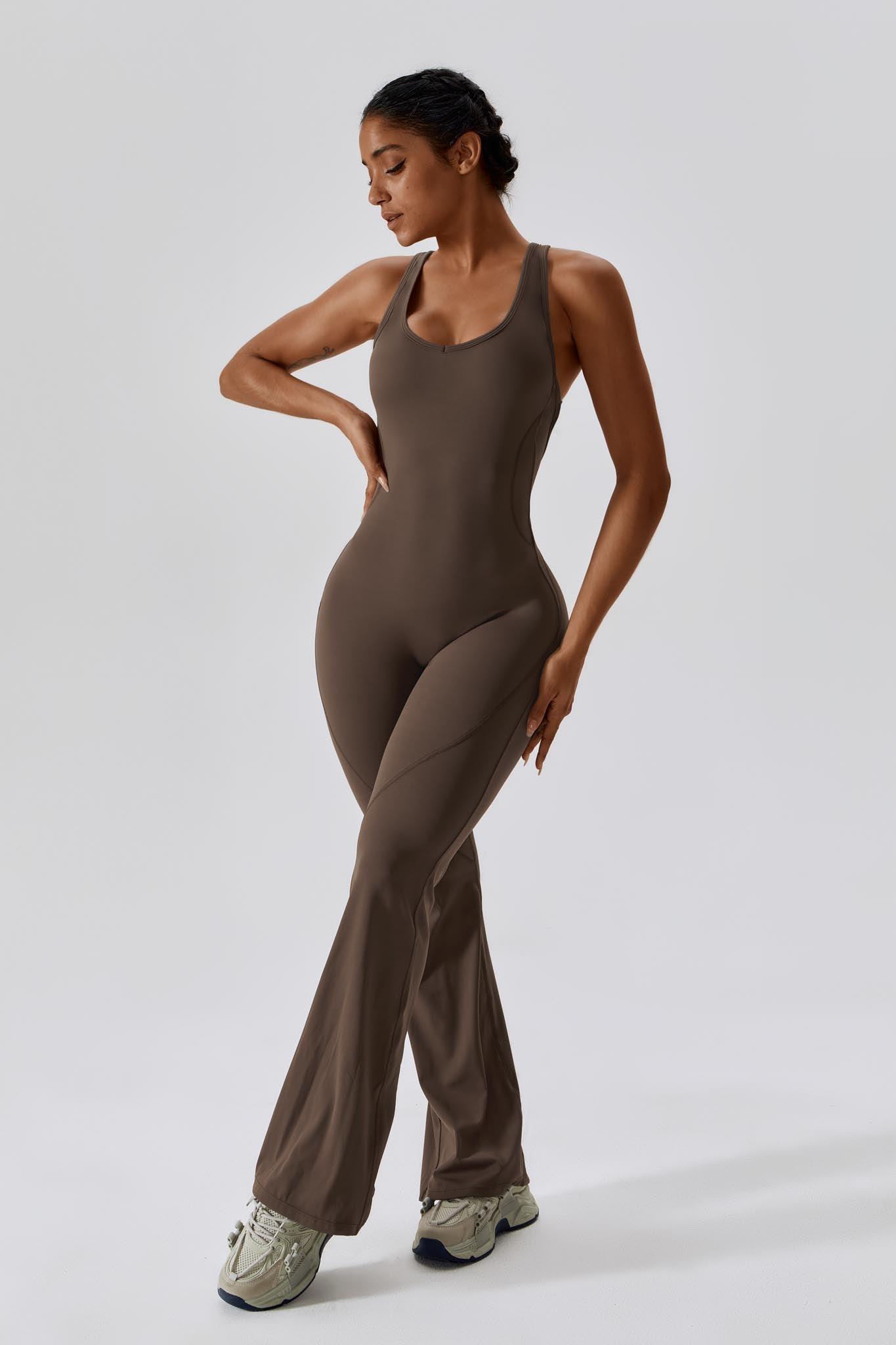 Grace Jumpsuit - Ash Brown - Maison and Aurora