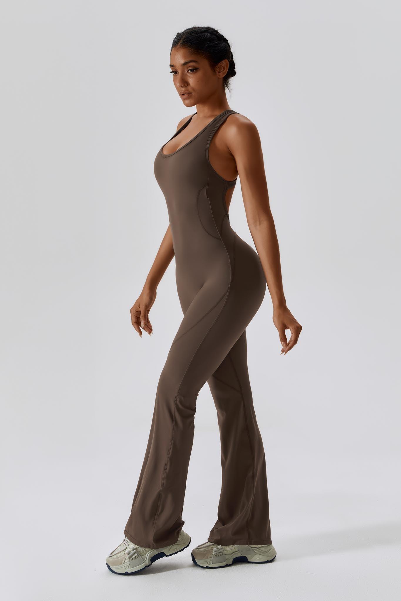 Grace Jumpsuit - Ash Brown - Maison and Aurora
