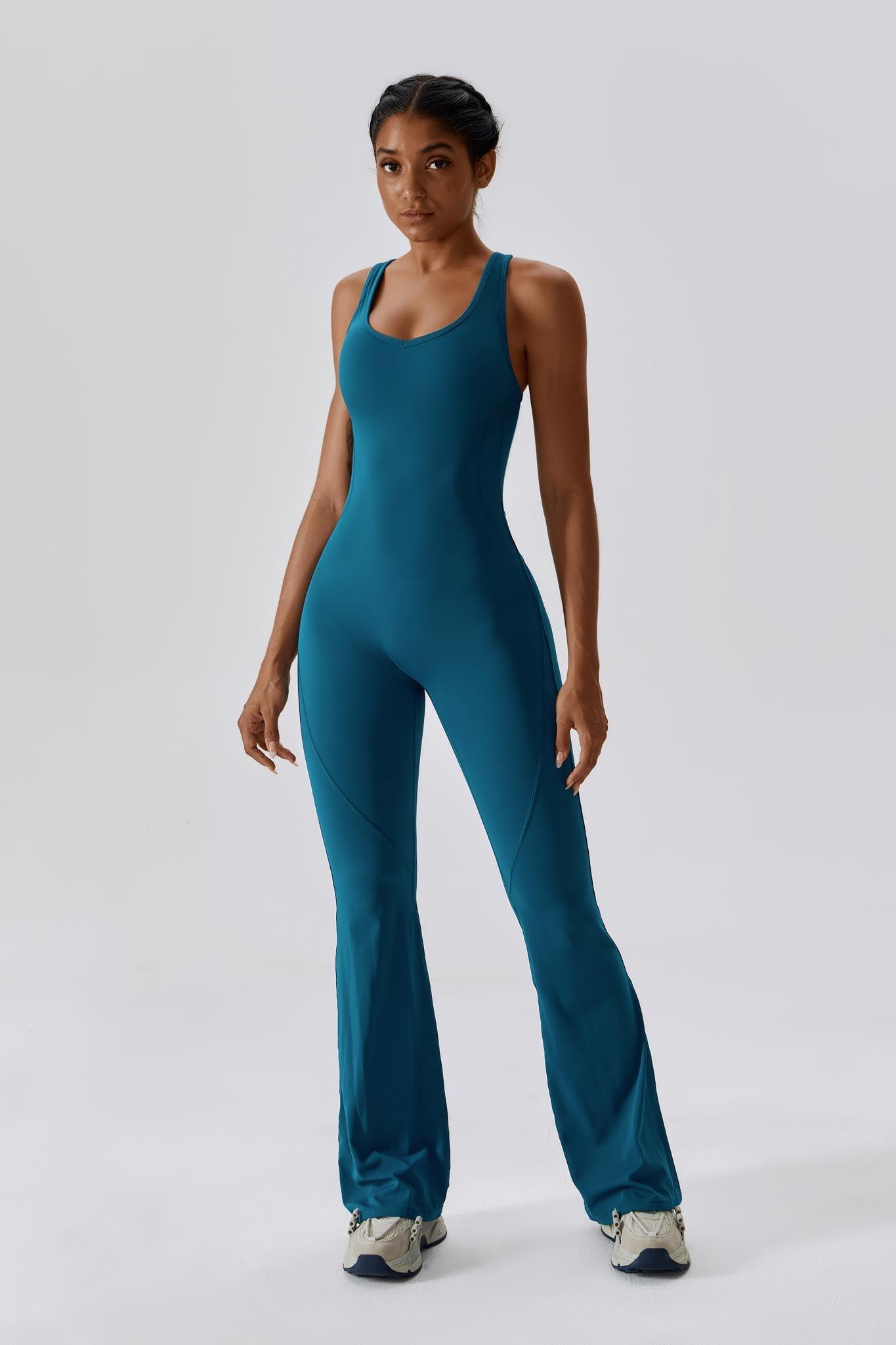 Grace Jumpsuit - Peacock Blue - Maison and Aurora