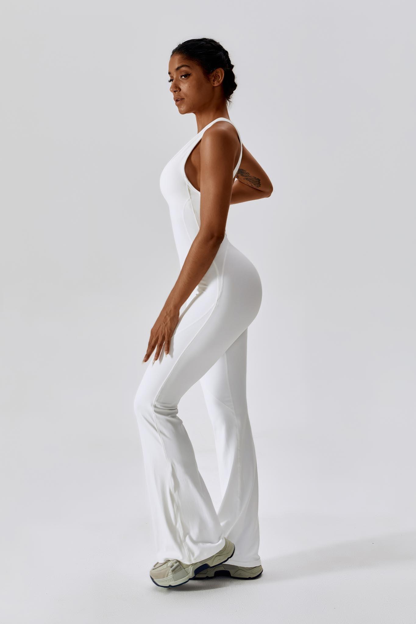 Grace Jumpsuit - White - Maison and Aurora