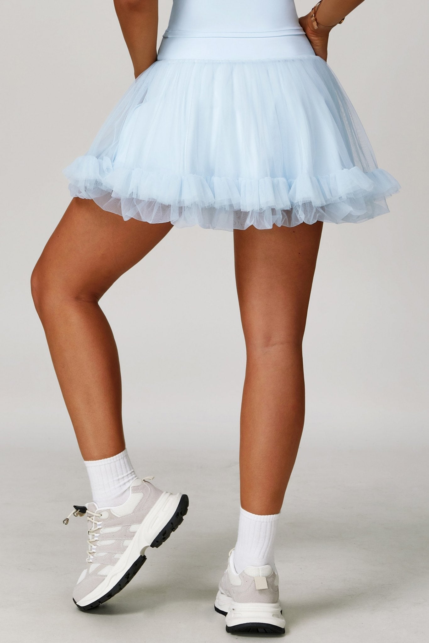 Kirsi Mini Skirt - Baby Blue - Maison and Aurora
