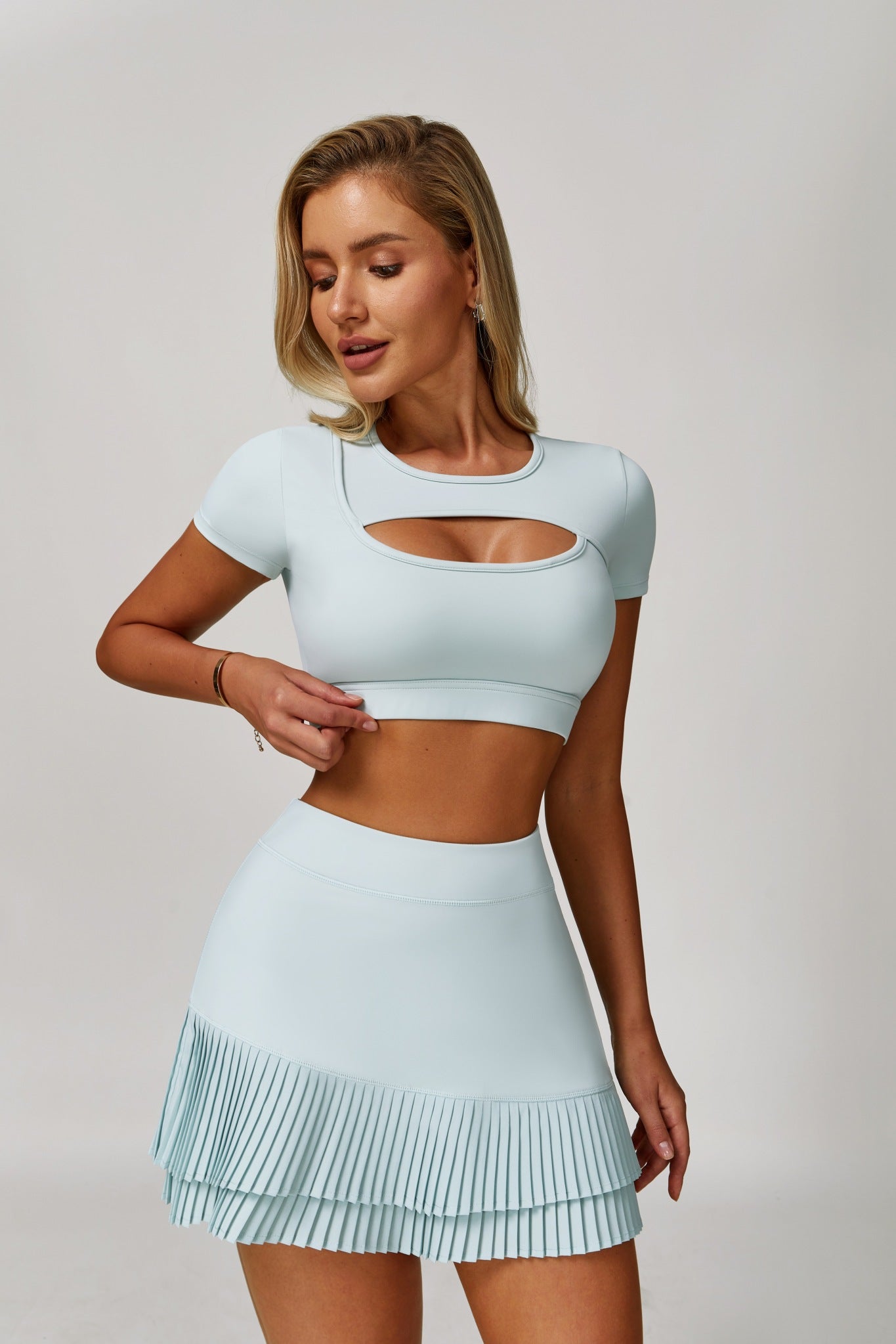 Elanur Mini Skirt - Mint - Maison and Aurora