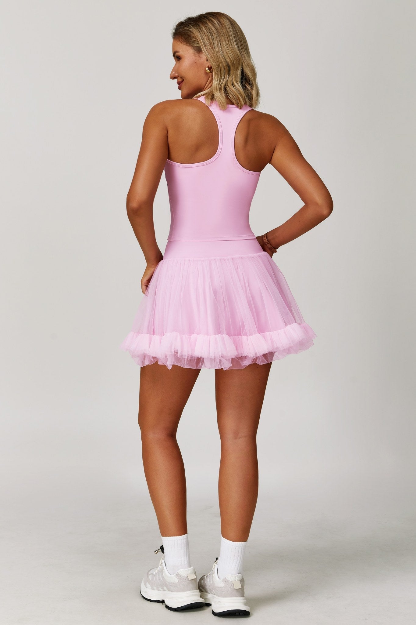 Kirsi Mini Skirt - Pink - Maison and Aurora