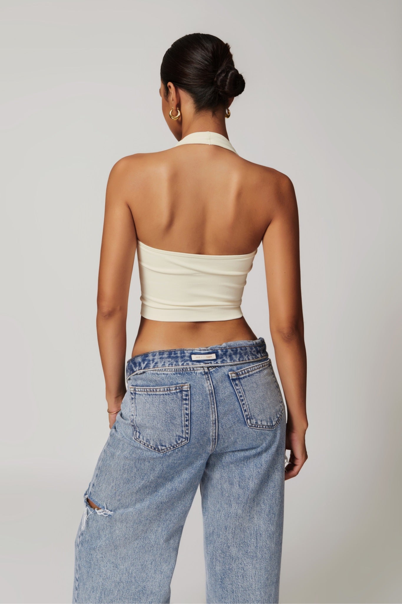 Everyday Halter Top - Soft Cream - Maison and Aurora