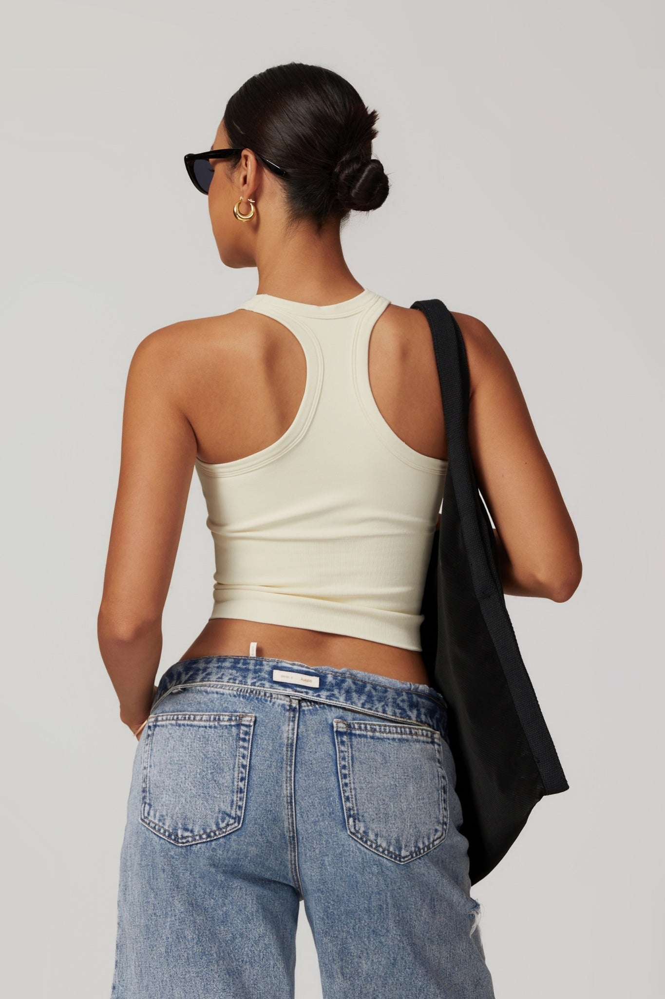 Everyday Racer Top - Soft Cream - Maison and Aurora