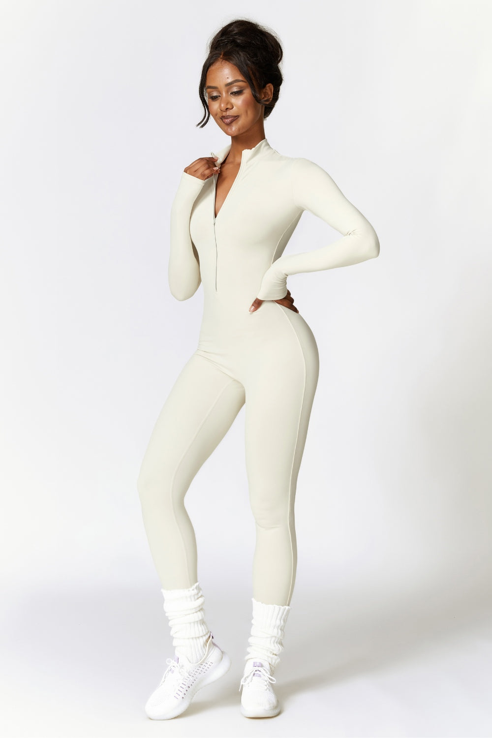 Loren Jumpsuit - Soft Cream - Maison and Aurora