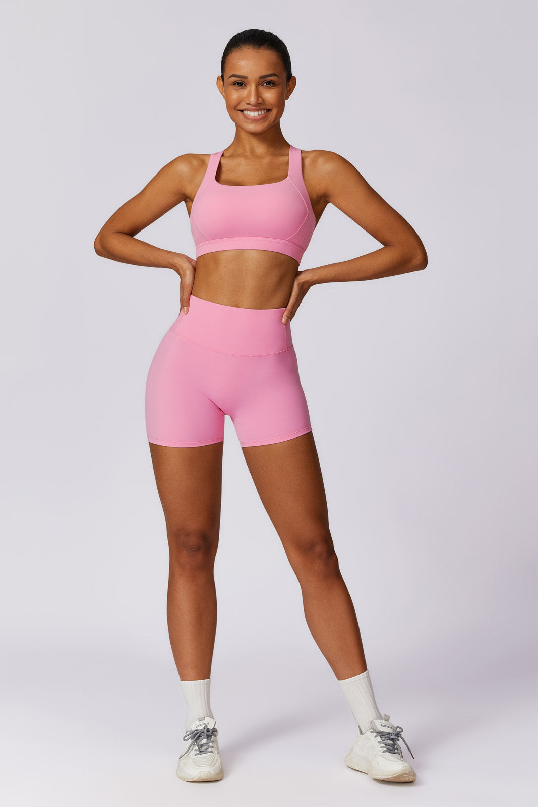 Fitlex Sports Bra - Soft Pink - Maison and Aurora