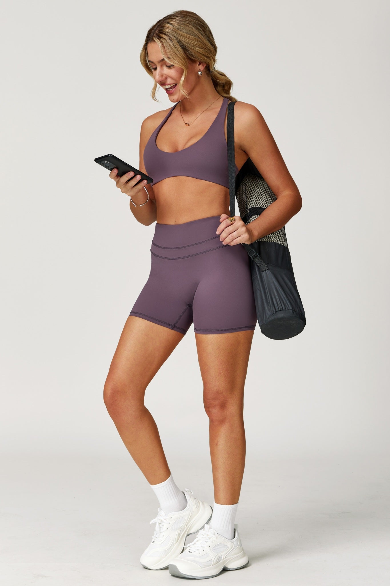 Amy Halter Sports Bra - Taupe - Maison and Aurora