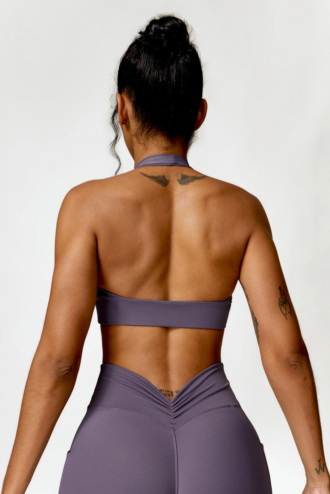 Tamara Sports Bra - Taupe - Maison and Aurora