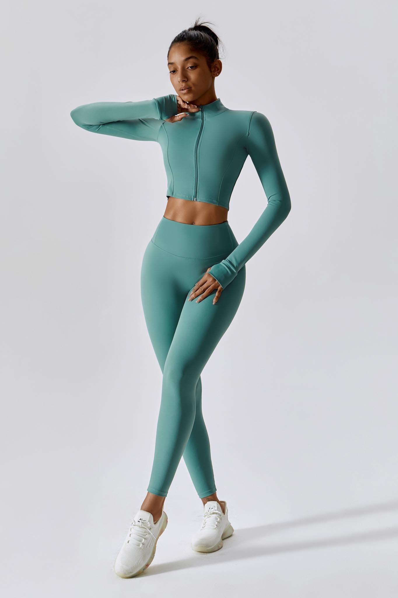 Fit Jacket - Teal (FINAL SALE) - Maison and Aurora