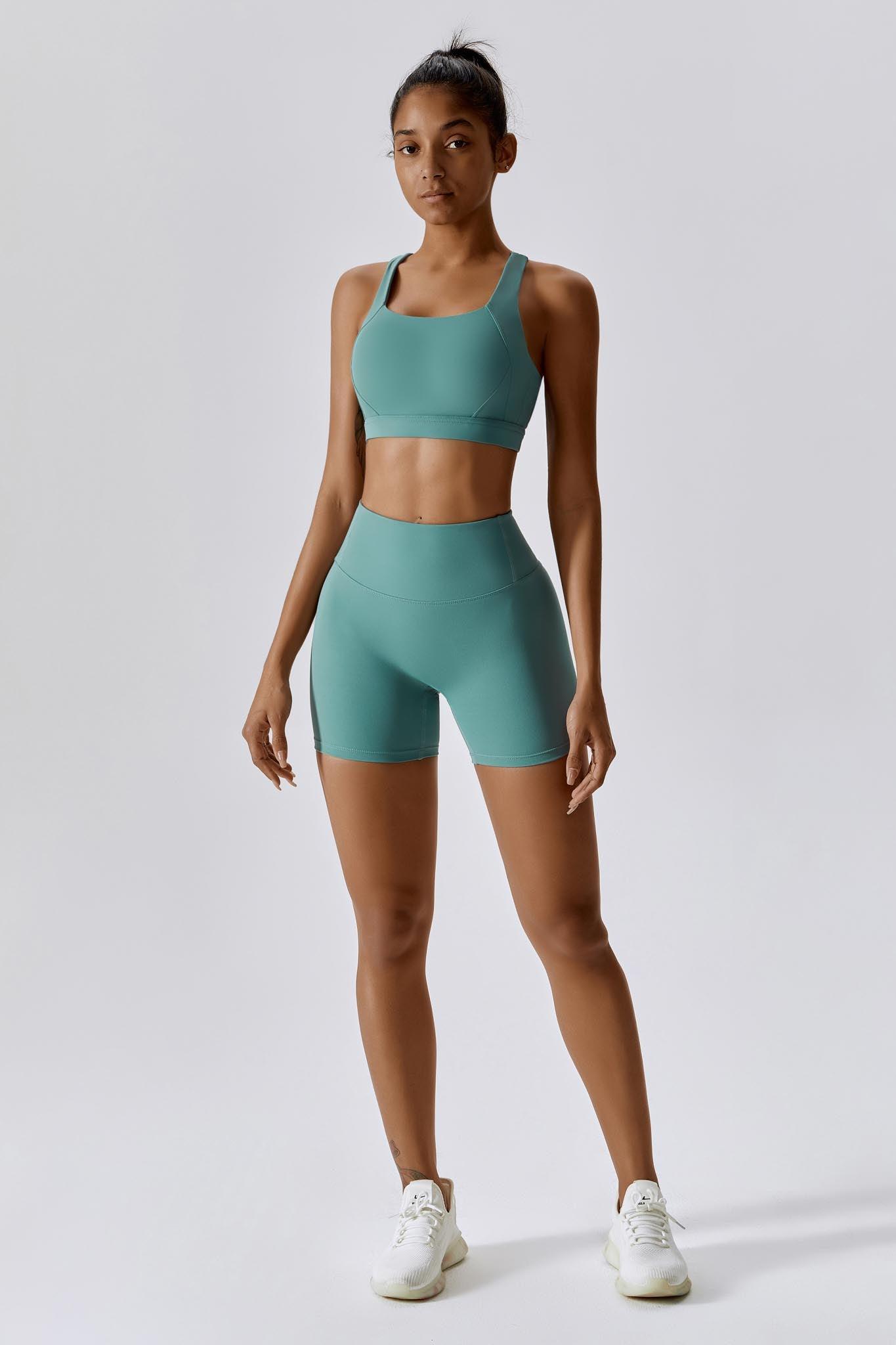 Fit Shorts - Teal (FINAL SALE) - Maison and Aurora