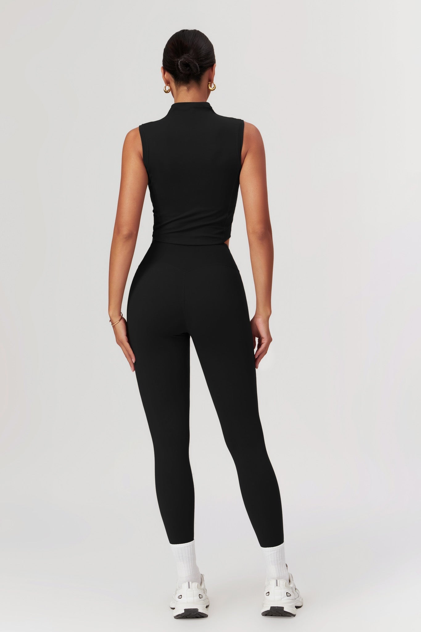 Belle Crop Top - Black - Maison and Aurora
