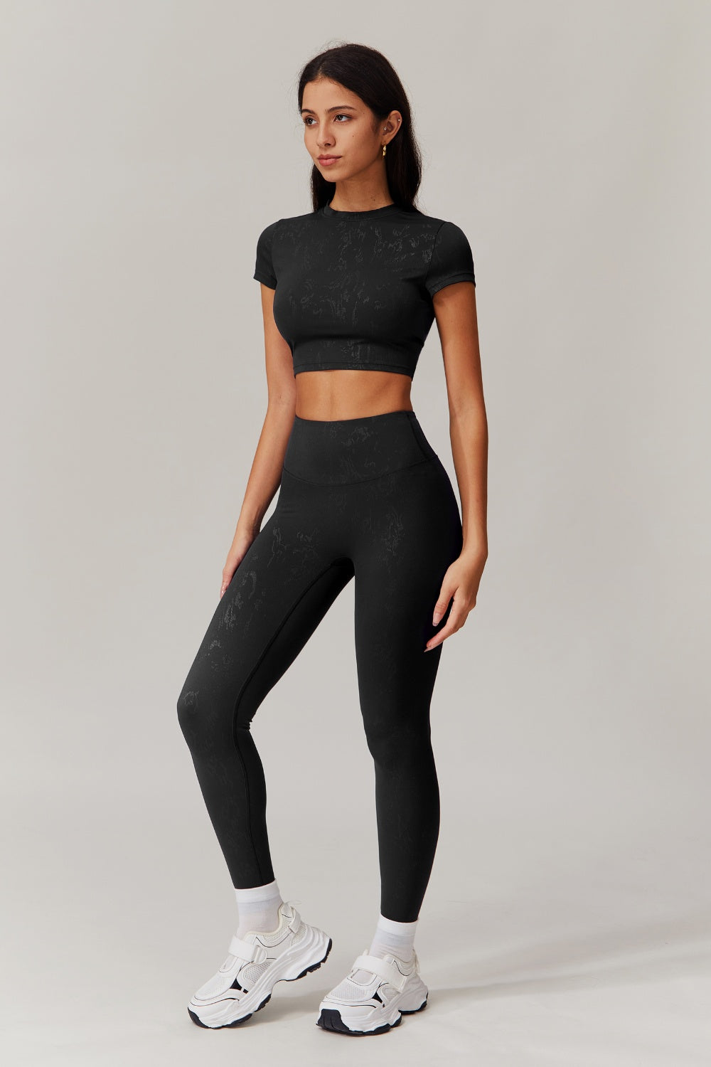 Demi Crop Top - Black - Maison and Aurora