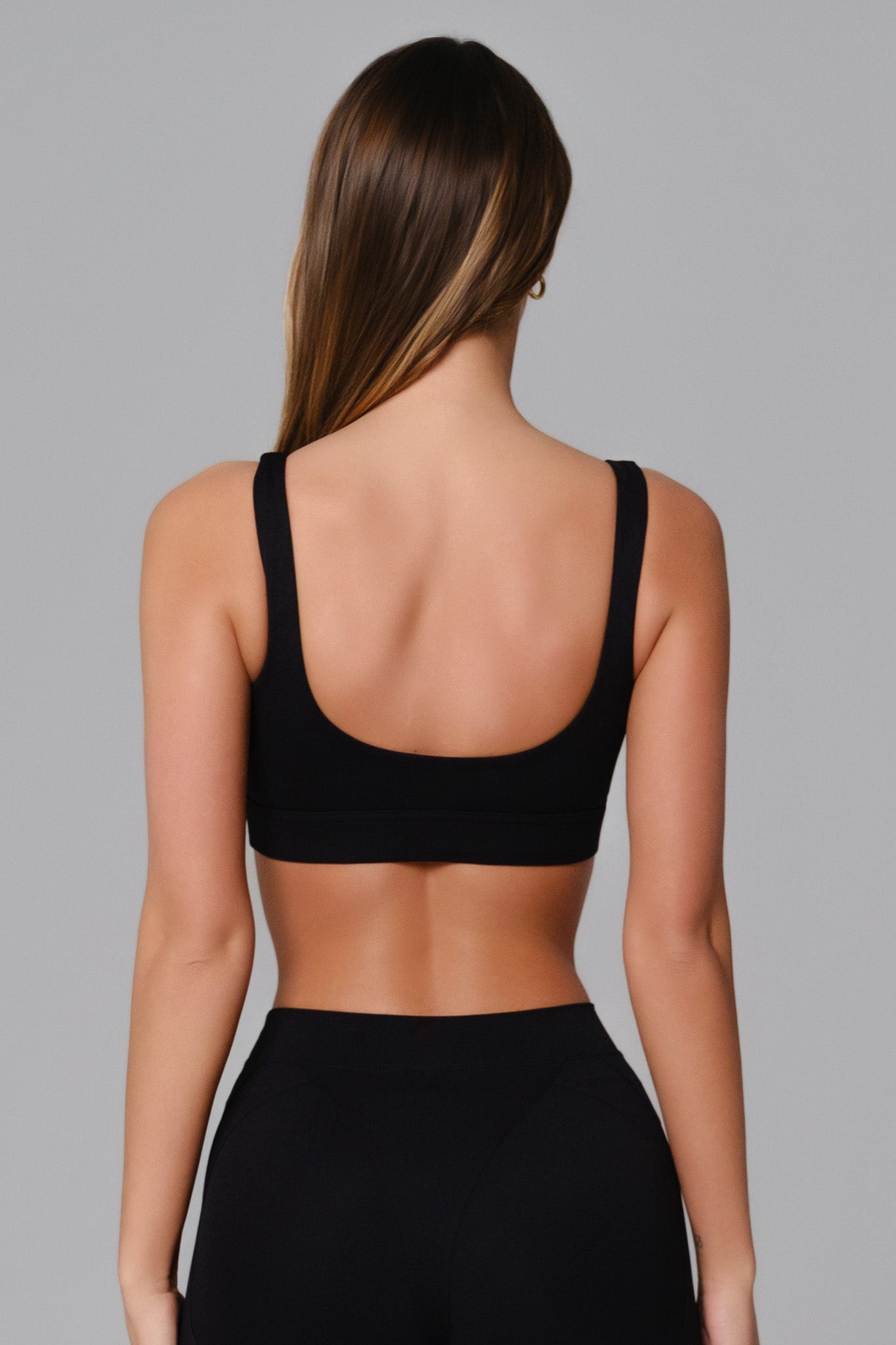 Marcella Sports Bra - Black - Maison and Aurora