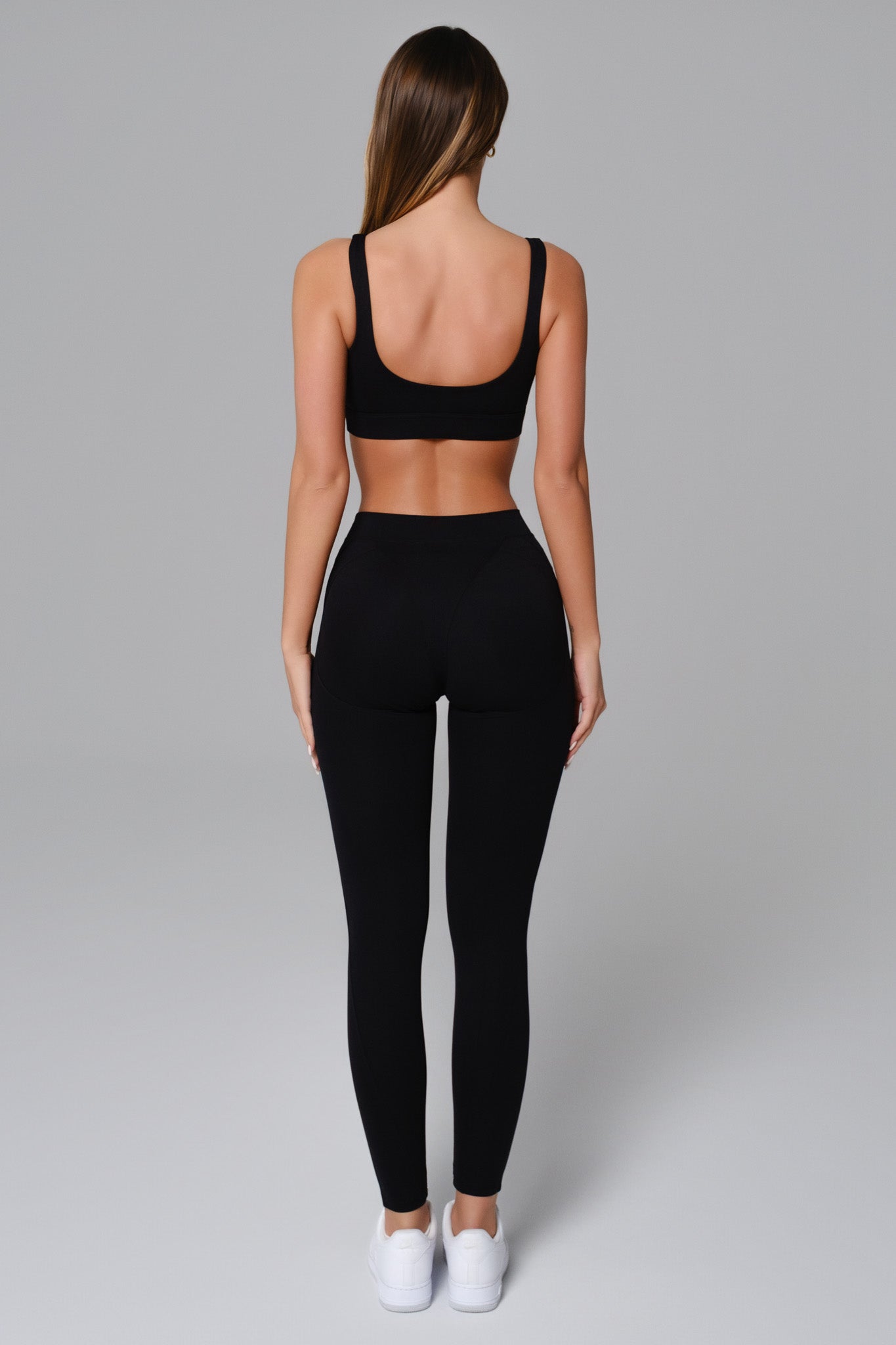 Marcella Sports Bra - Black - Maison and Aurora