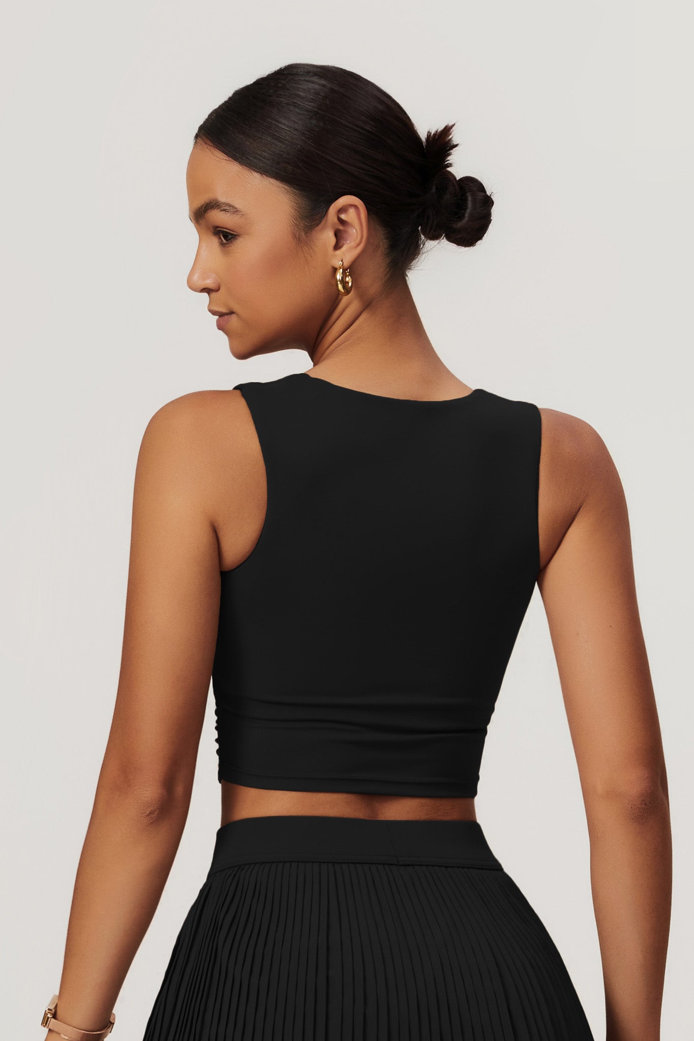 Estelle Top - Black - Maison and Aurora