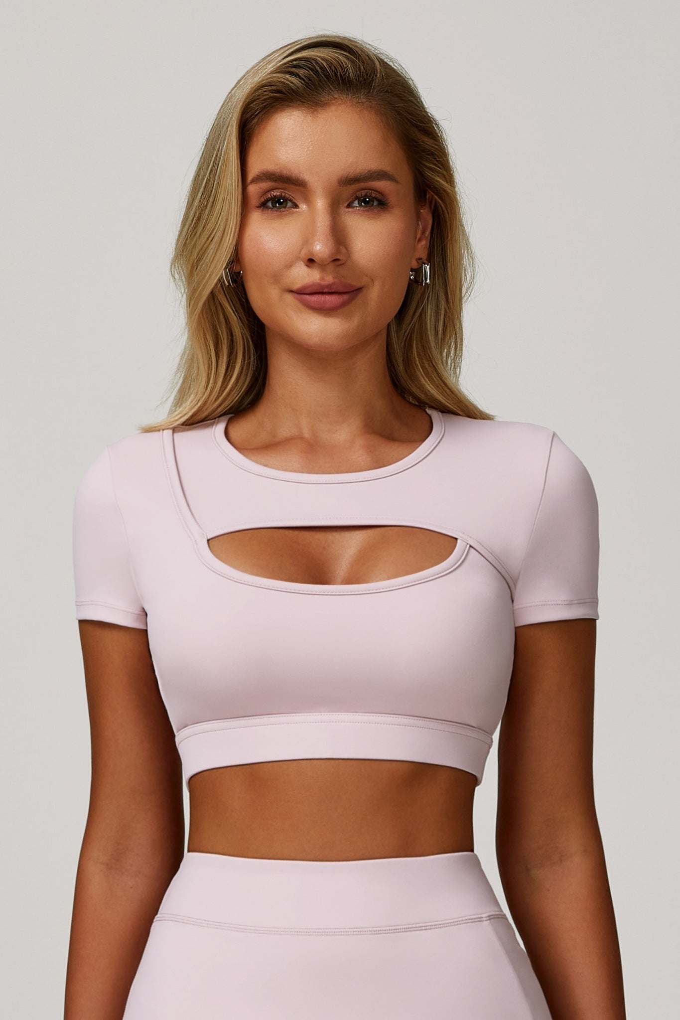 Elanur Crop Top - Blush Pink - Maison and Aurora
