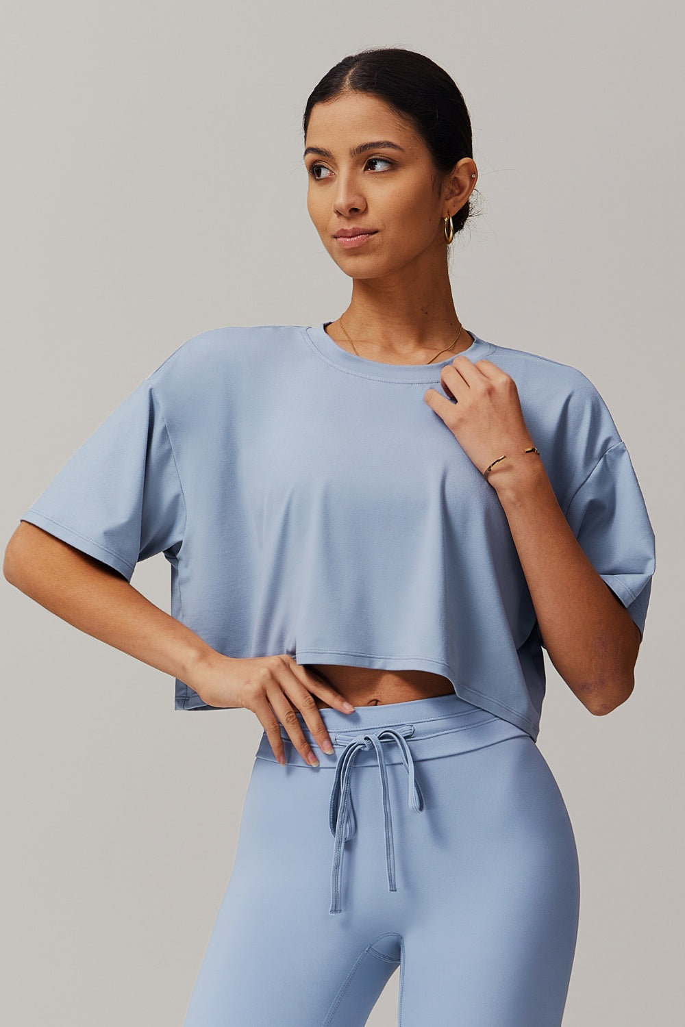 Ivy Top - Ice Blue - Maison and Aurora